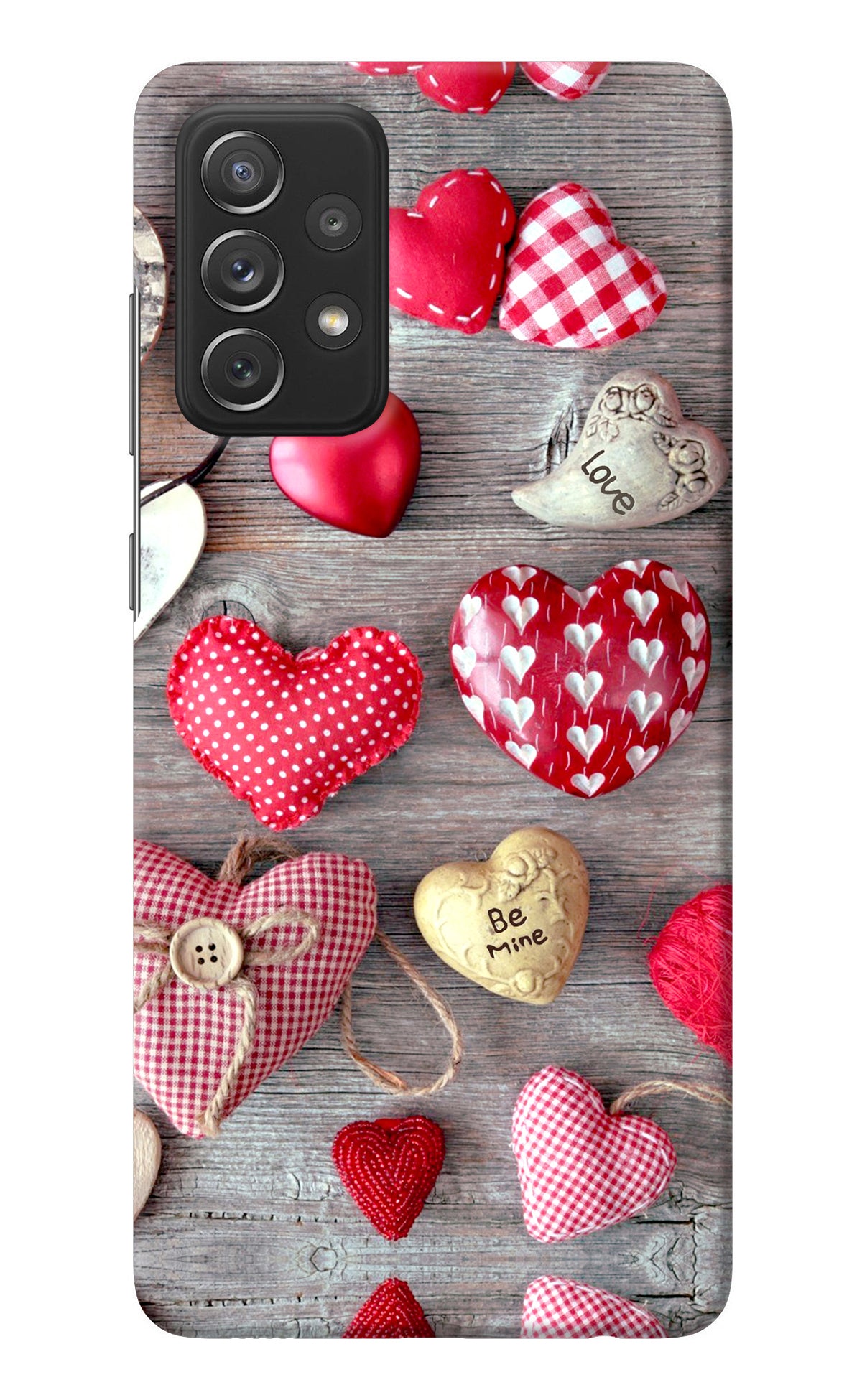 Love Wallpaper Samsung A72 Back Cover