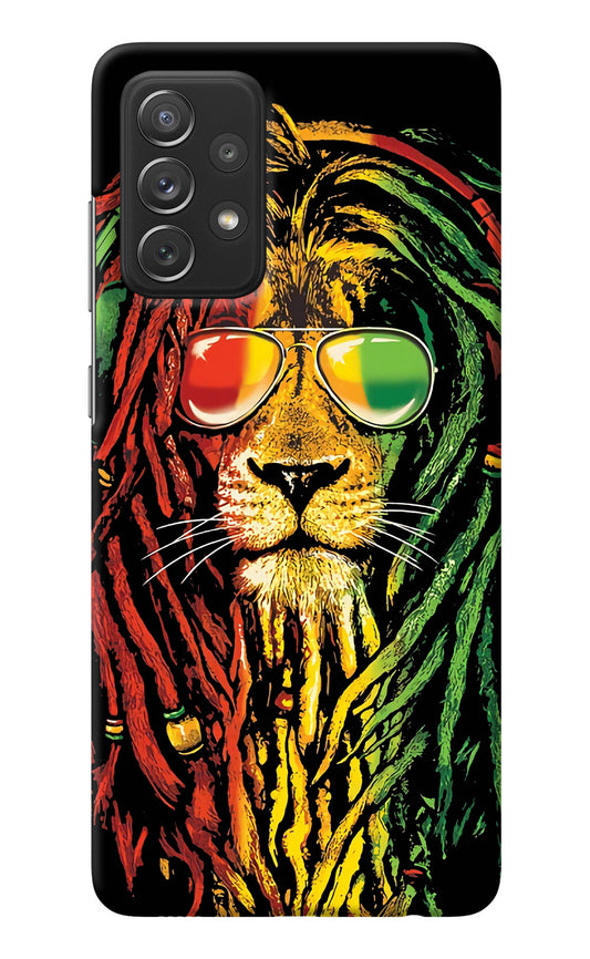 Rasta Lion Samsung A72 Back Cover