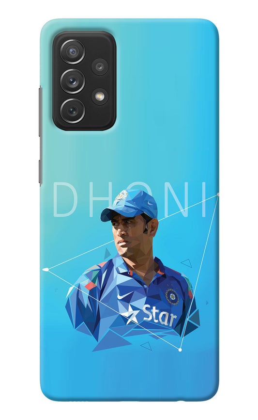 Dhoni Artwork Samsung A72 Back Cover