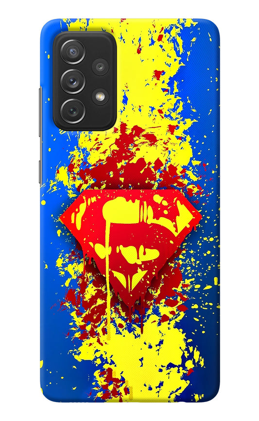 Superman logo Samsung A72 Back Cover