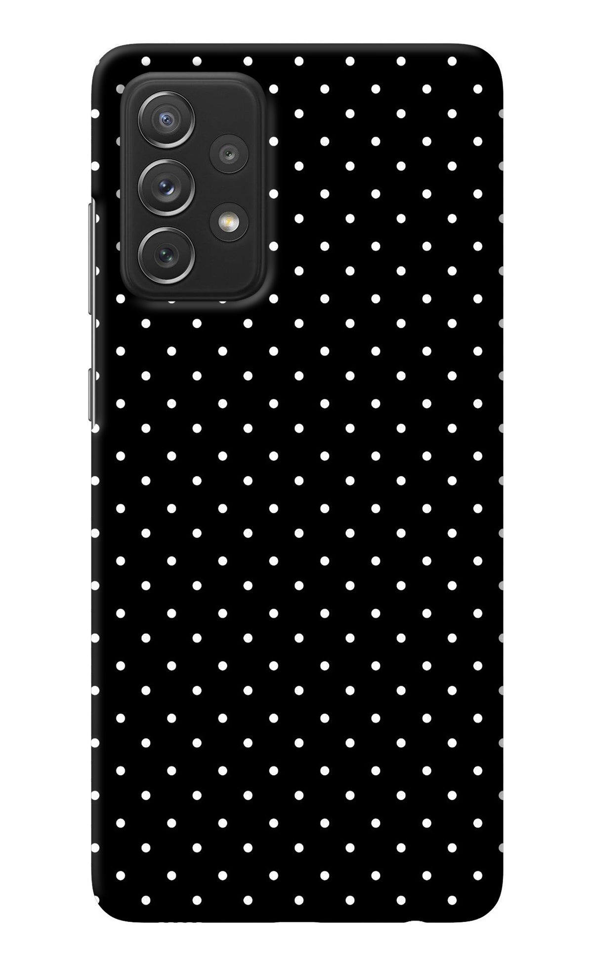 White Dots Samsung A72 Back Cover