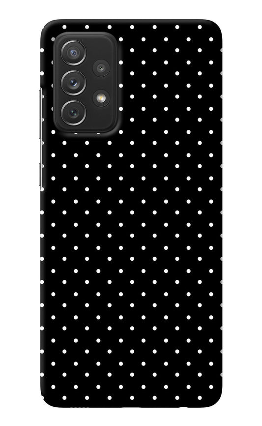 White Dots Samsung A72 Back Cover