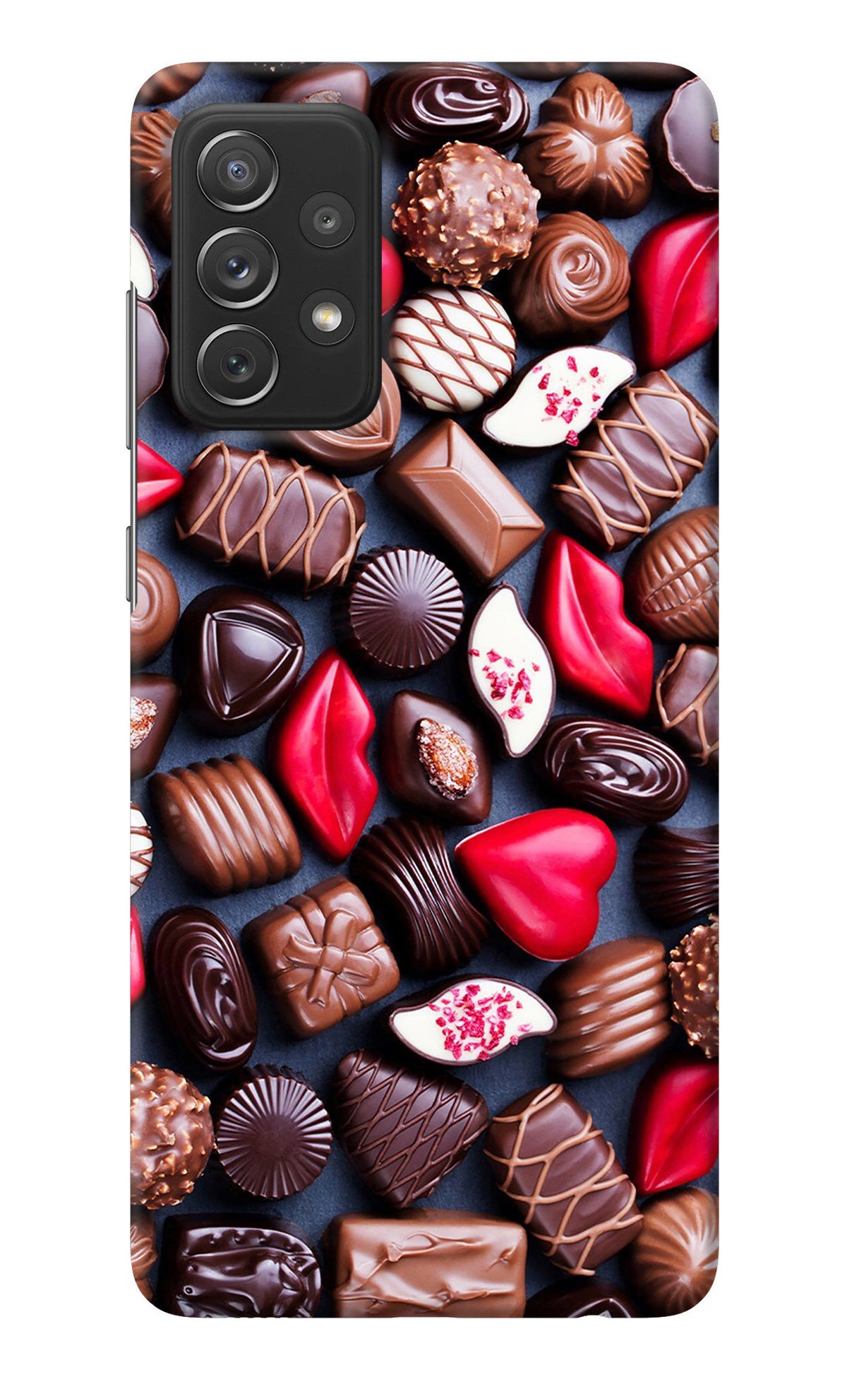 Chocolates Samsung A72 Back Cover