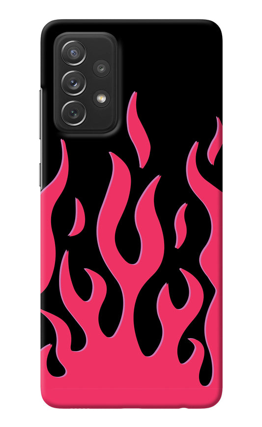 Fire Flames Samsung A72 Back Cover