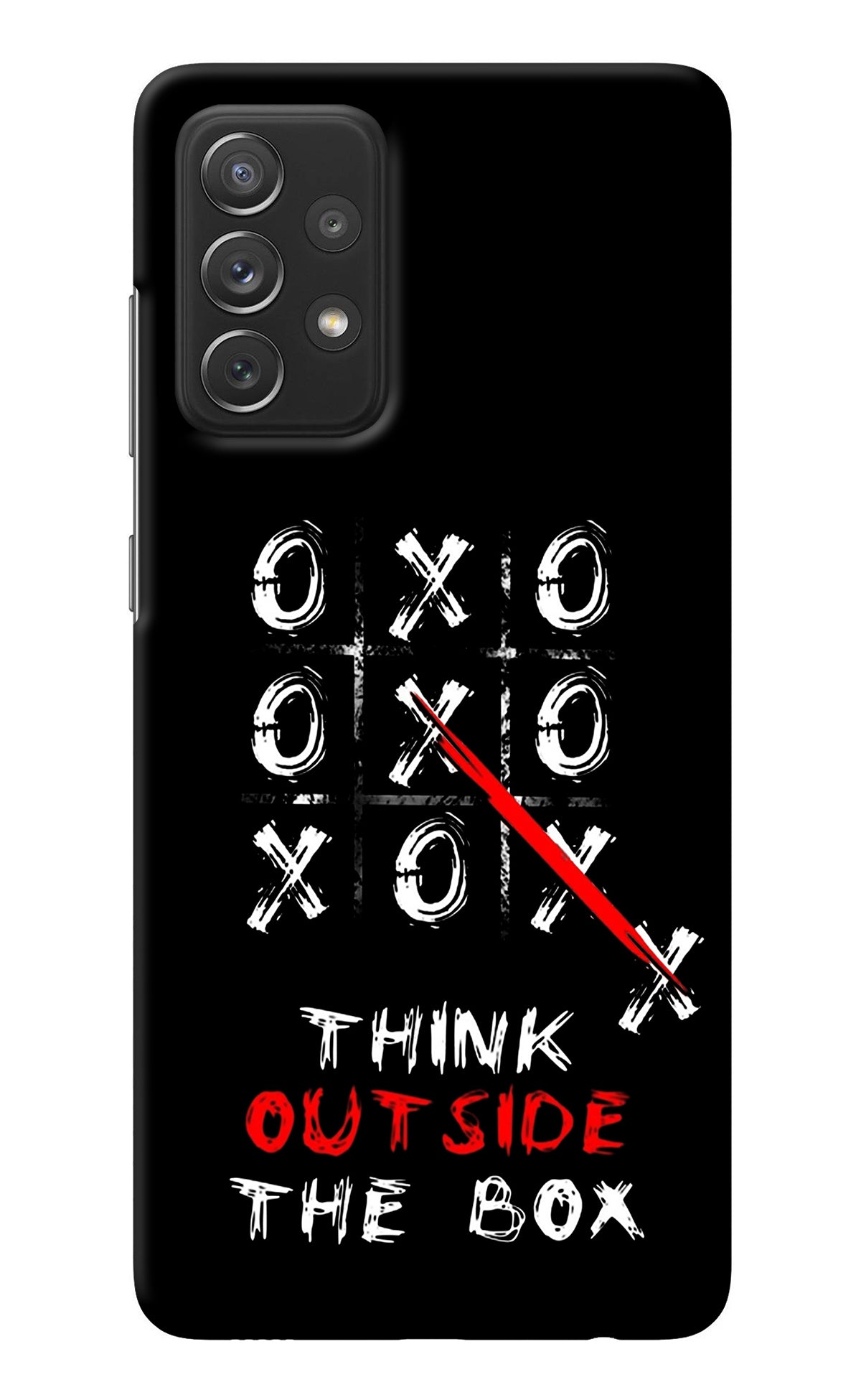 Think out of the BOX Samsung A72 Back Cover