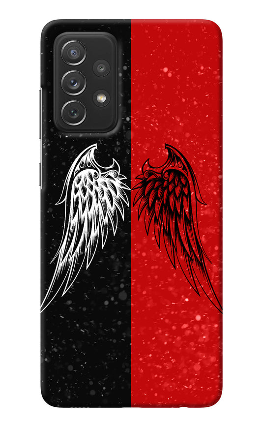 Wings Samsung A72 Back Cover