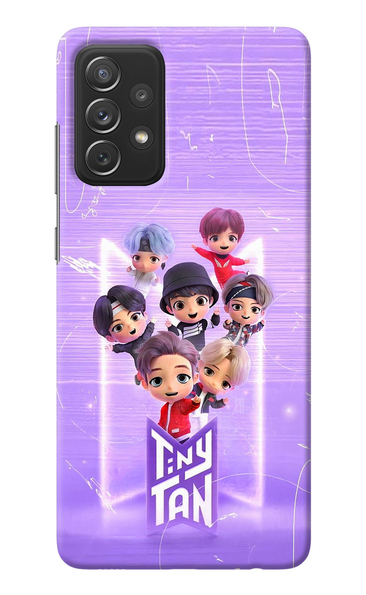 BTS Tiny Tan Samsung A72 Back Cover