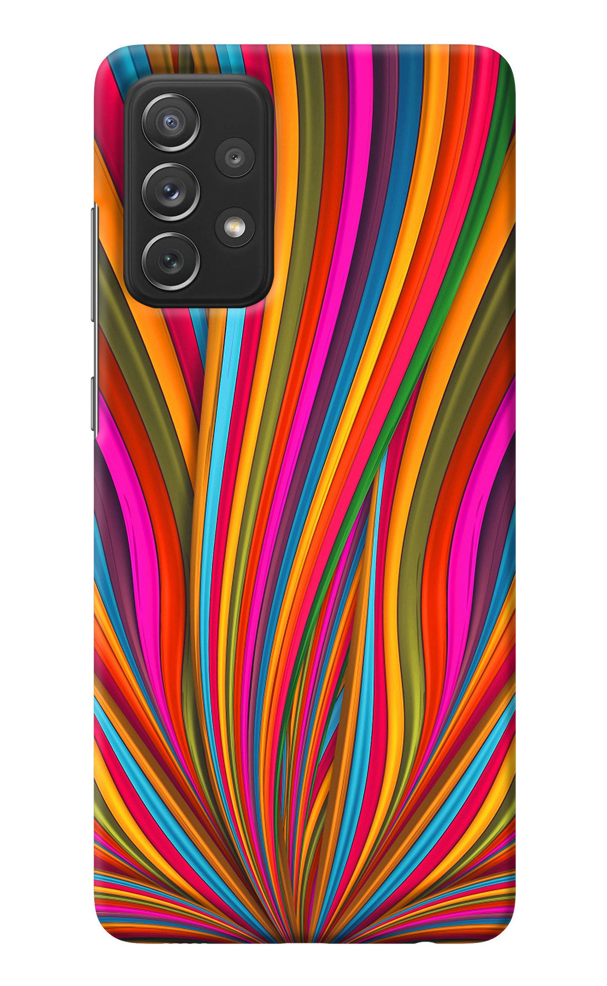 Trippy Wavy Samsung A72 Back Cover