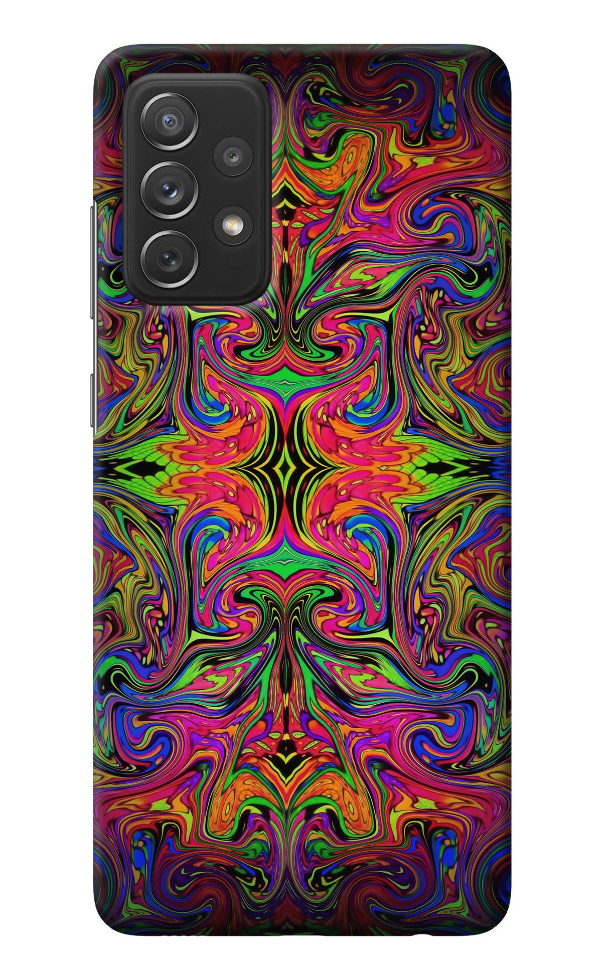 Psychedelic Art Samsung A72 Back Cover