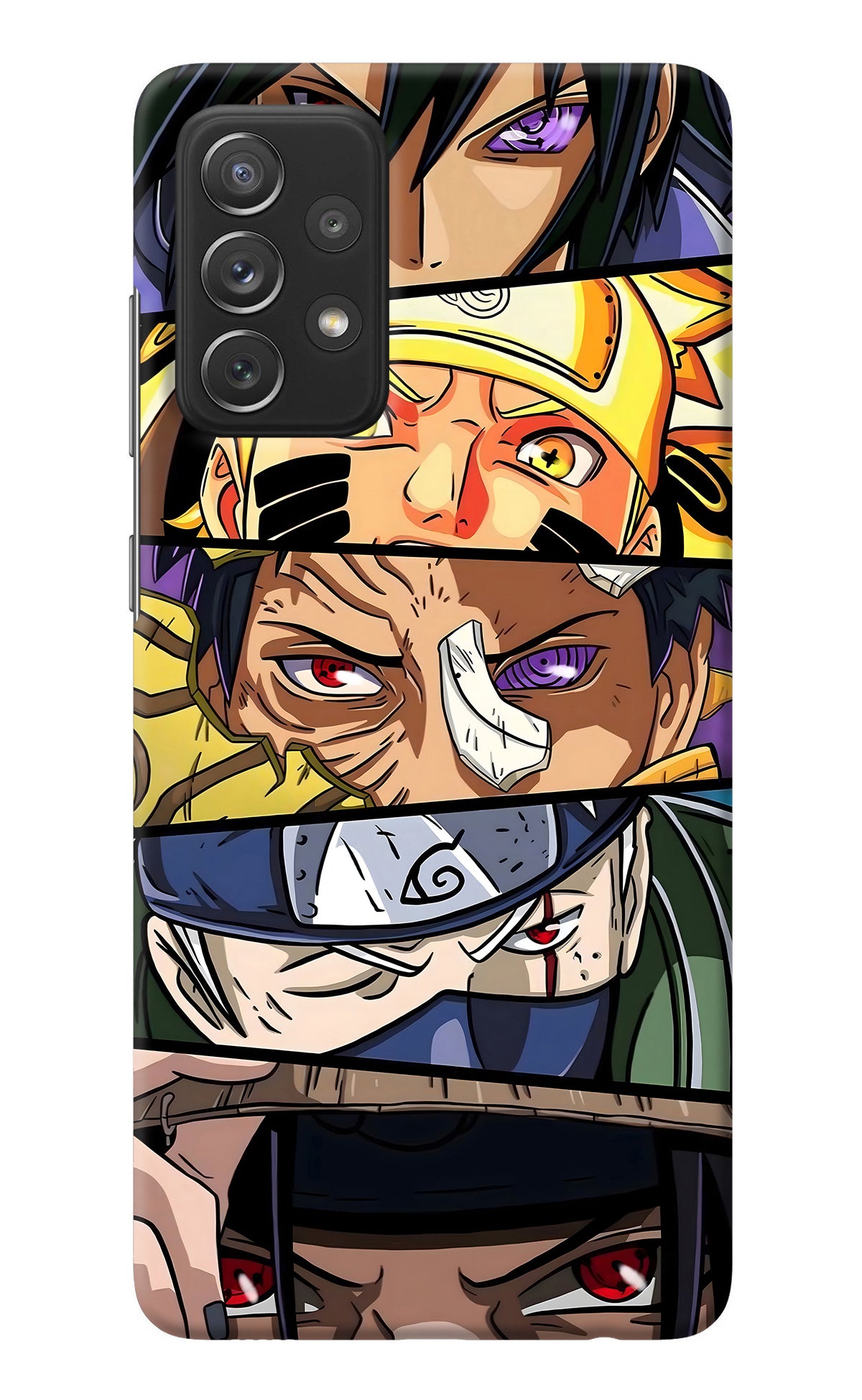 Naruto Character Samsung A72 Back Cover