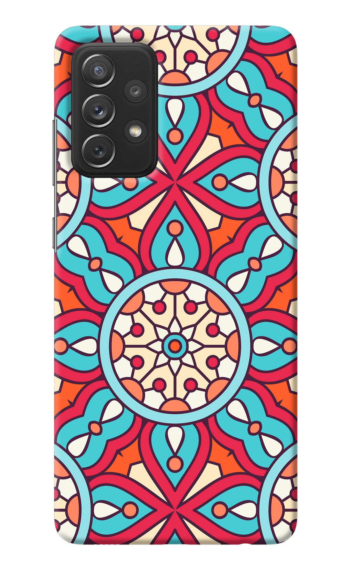 Mandala Geometric Samsung A72 Back Cover