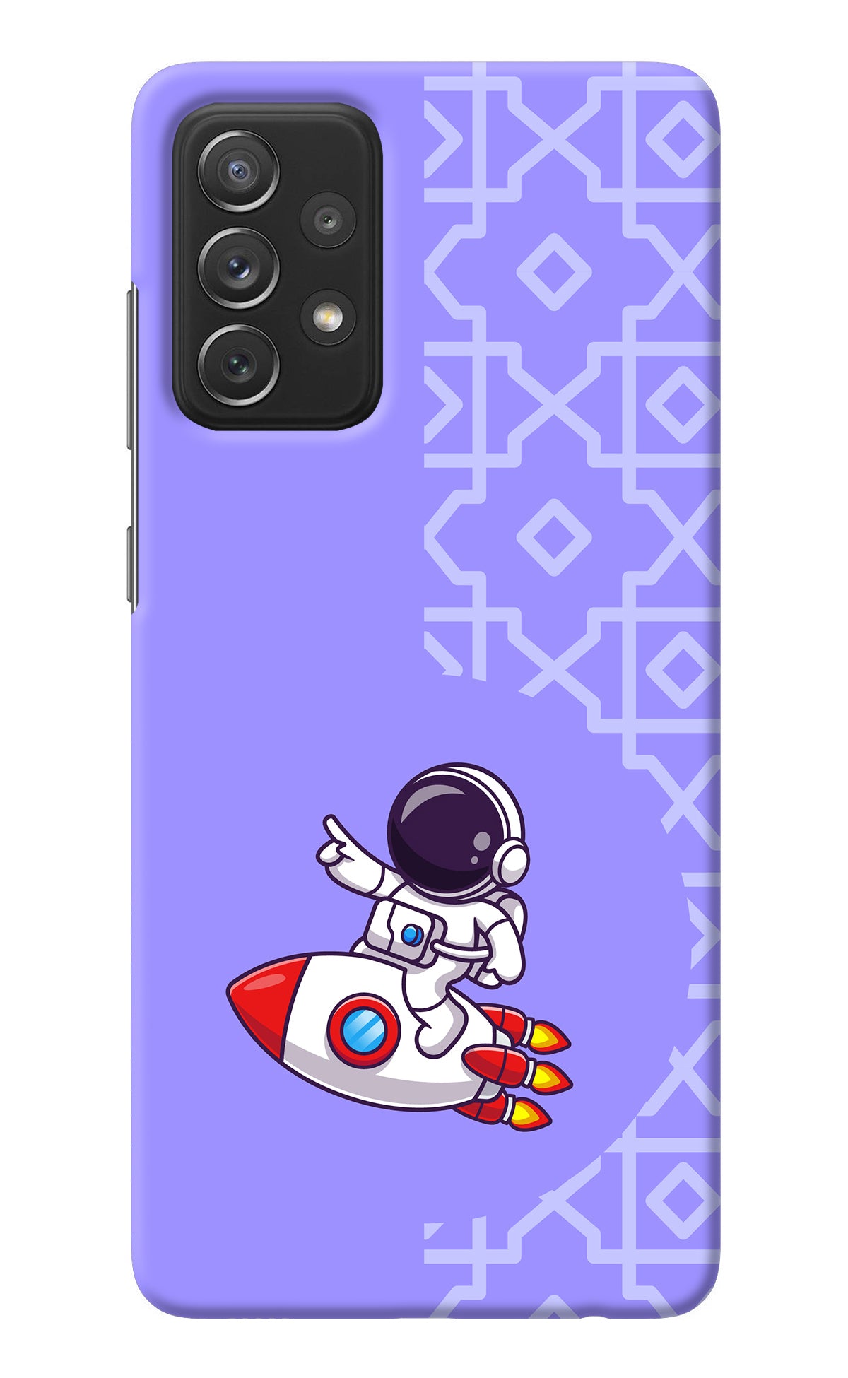 Cute Astronaut Samsung A72 Back Cover