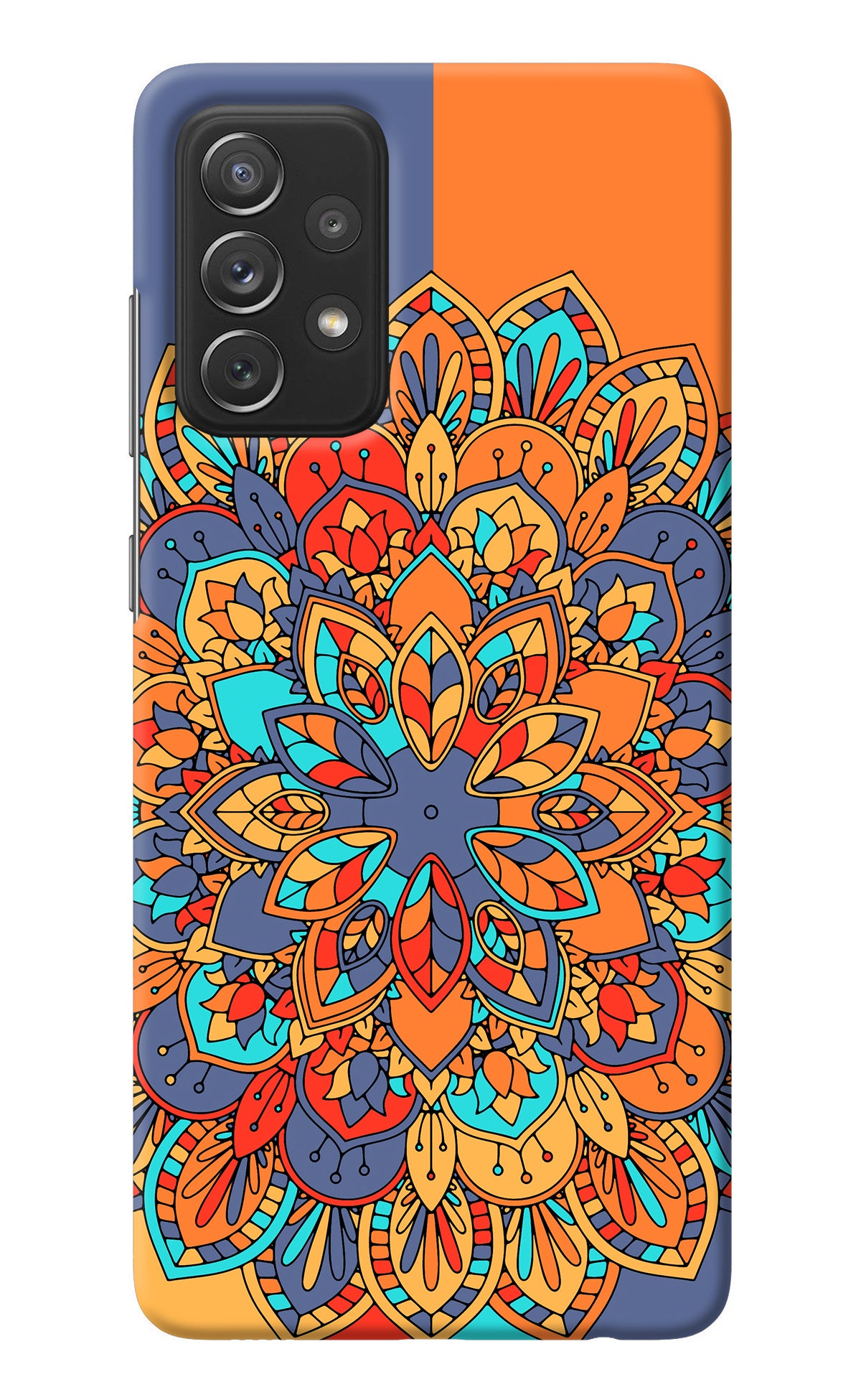 Color Mandala Samsung A72 Back Cover