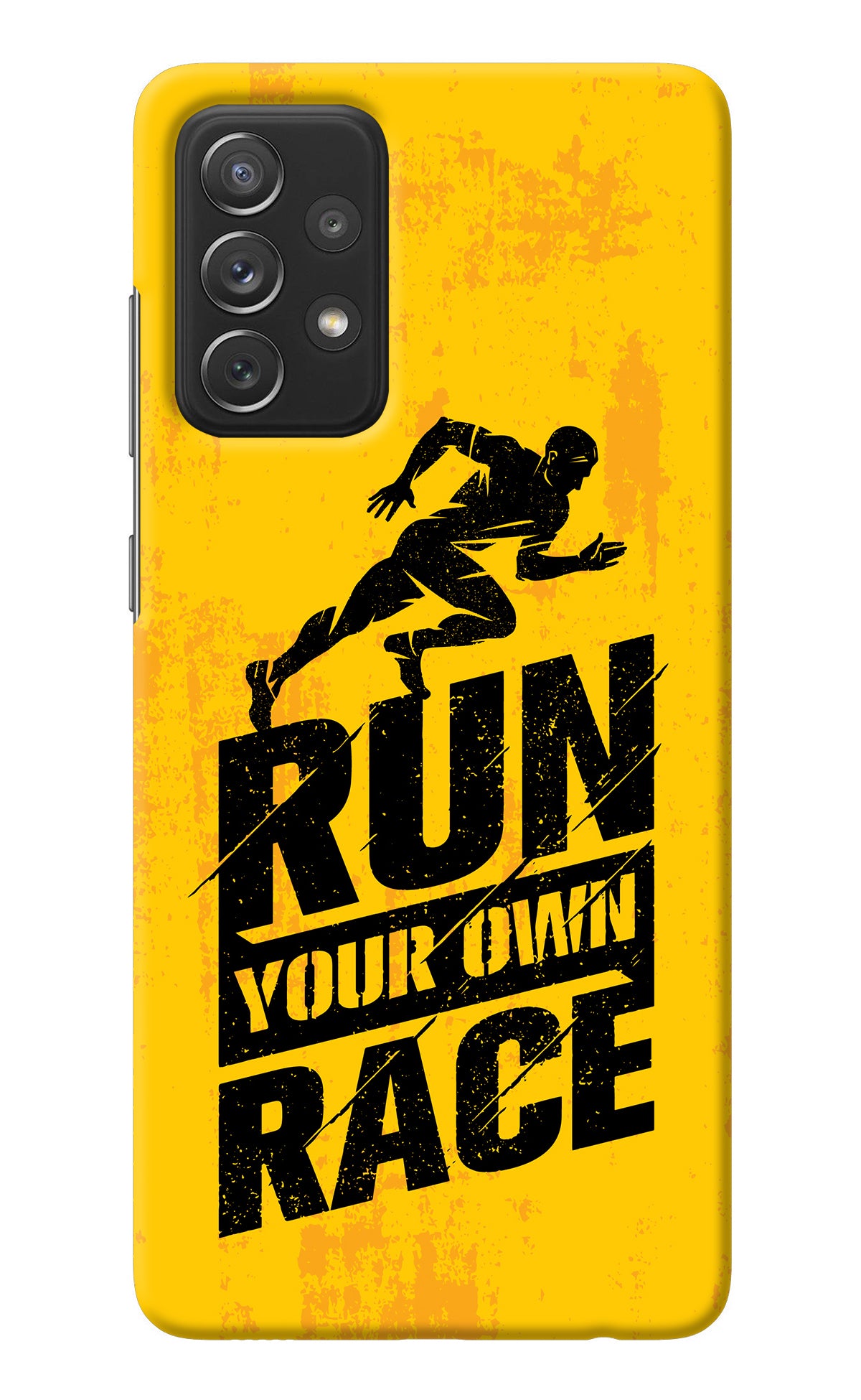 Run Your Own Race Samsung A72 Back Cover