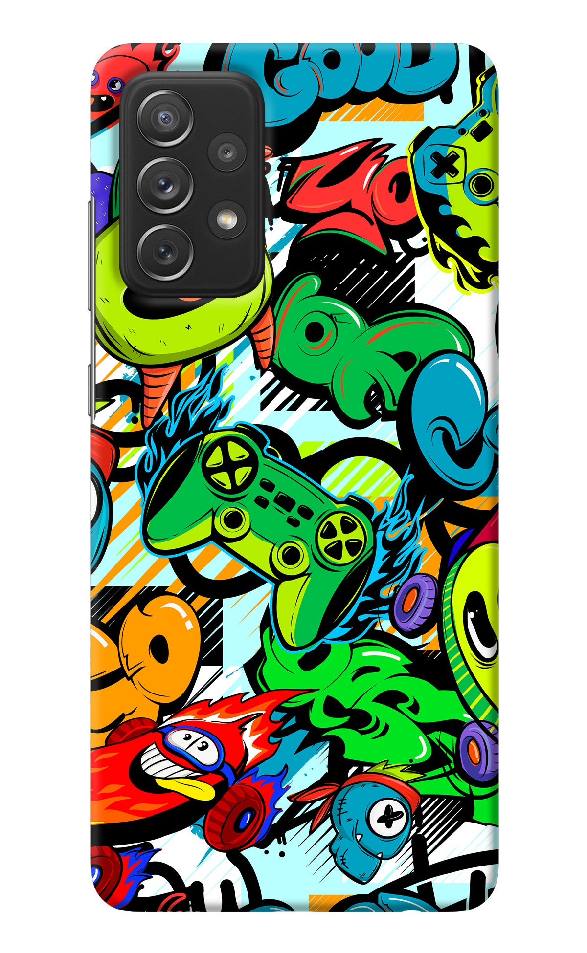 Game Doodle Samsung A72 Back Cover
