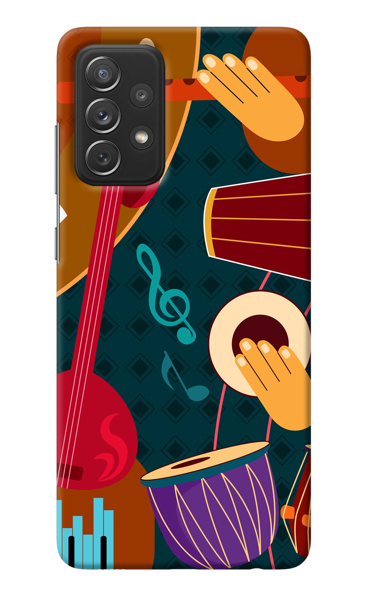 Music Instrument Samsung A72 Back Cover
