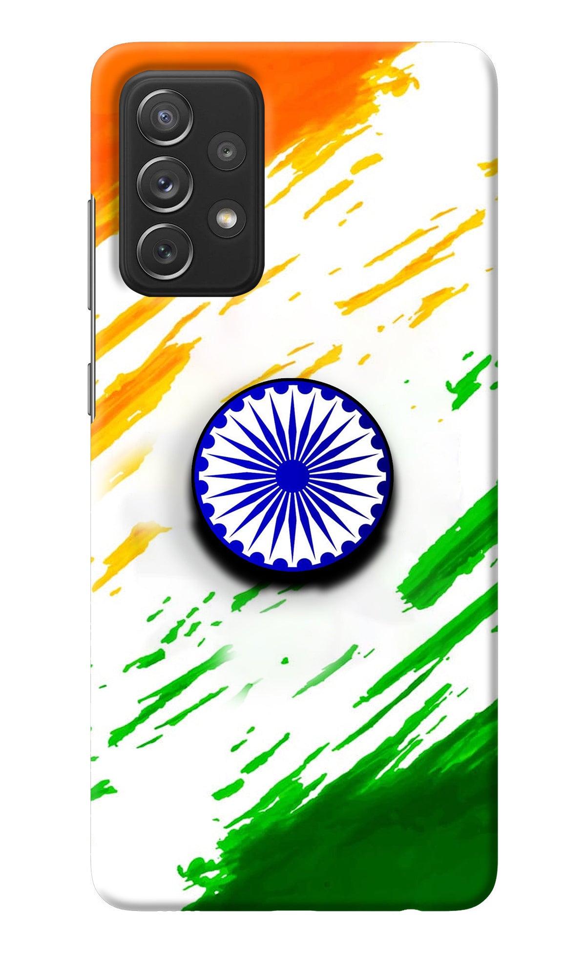 Indian Flag Ashoka Chakra Samsung A72 Pop Case