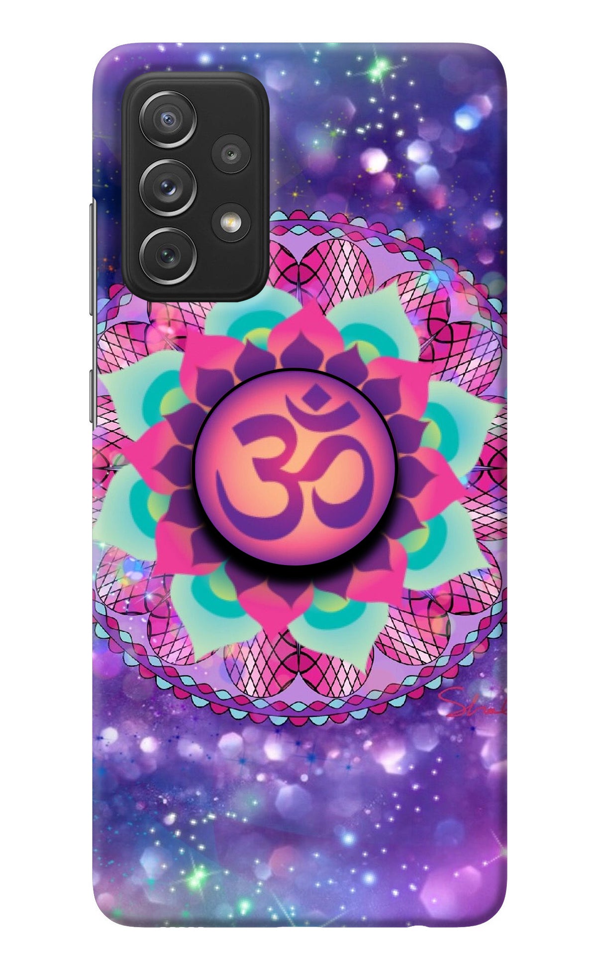 Om Purple Samsung A72 Pop Case