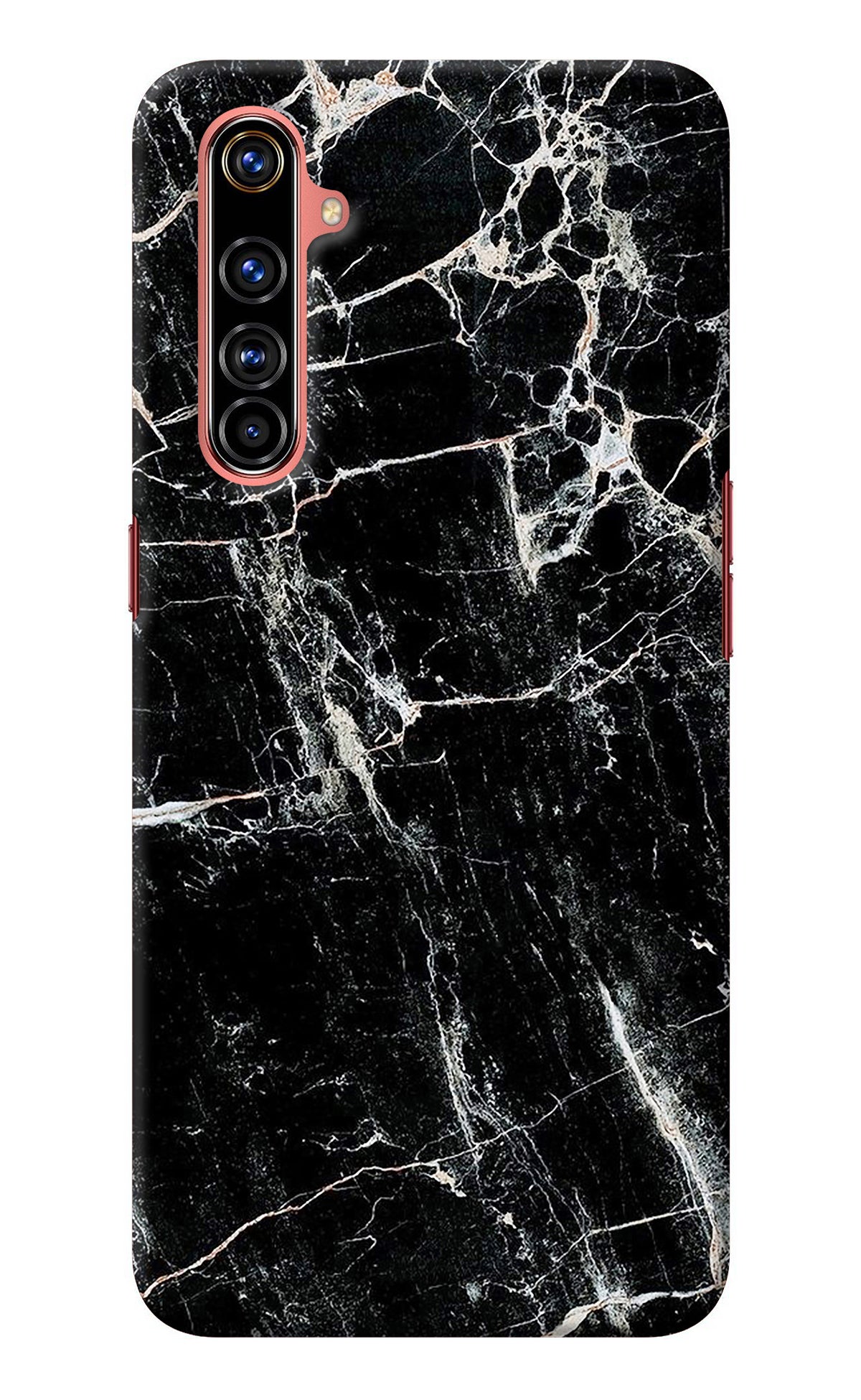 Black Marble Texture Realme X50 Pro Back Cover