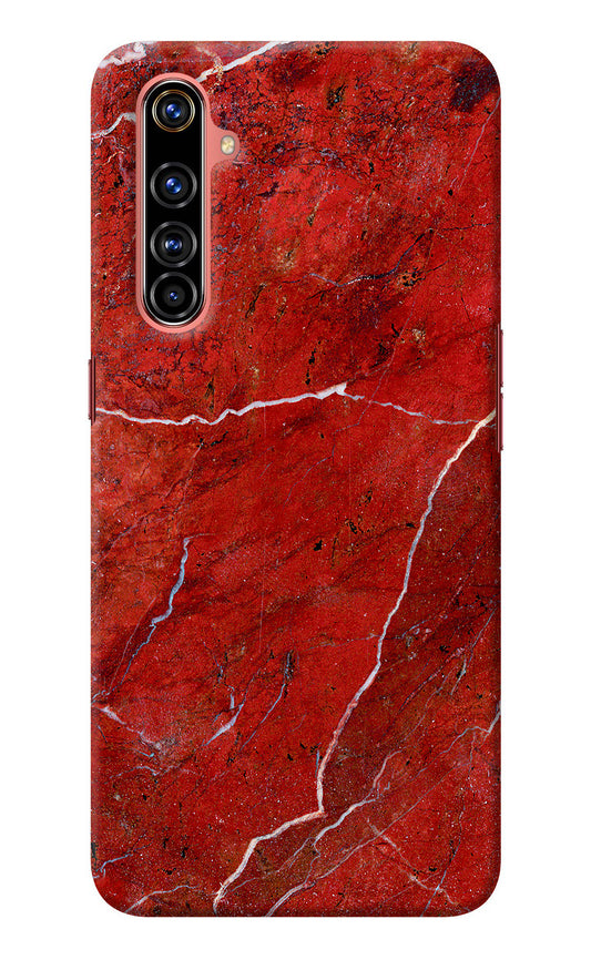 Red Marble Design Realme X50 Pro Back Cover