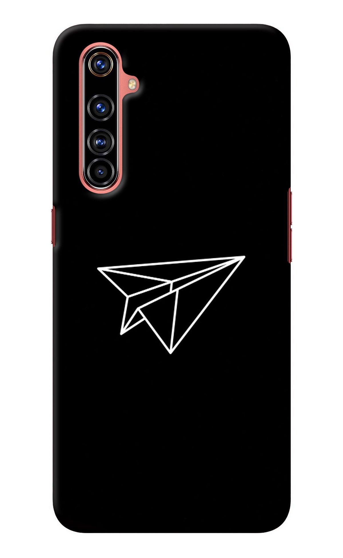 Paper Plane White Realme X50 Pro Back Cover