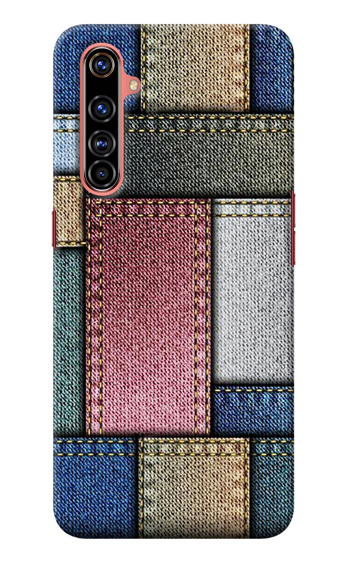 Multicolor Jeans Realme X50 Pro Back Cover