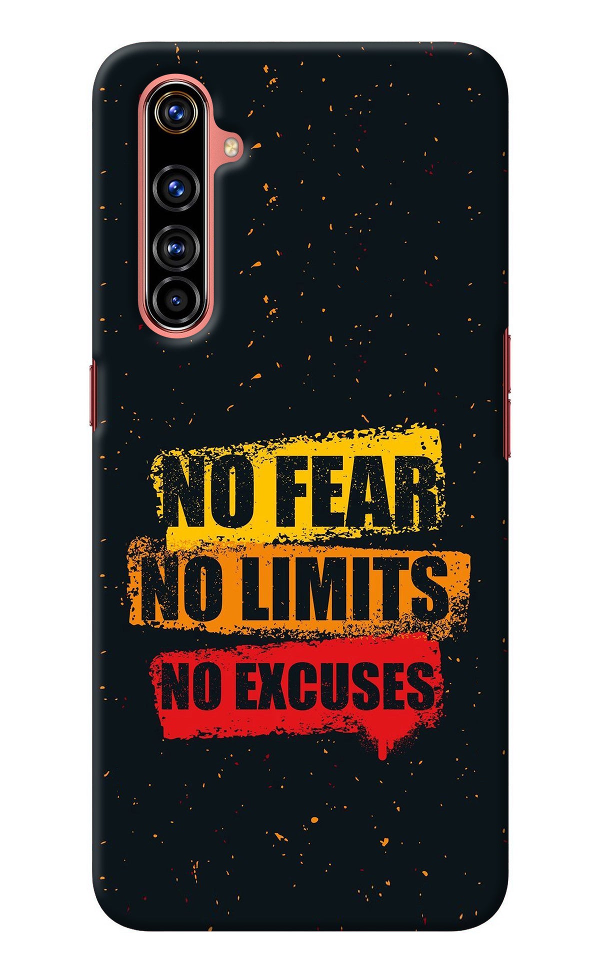 No Fear No Limits No Excuse Realme X50 Pro Back Cover