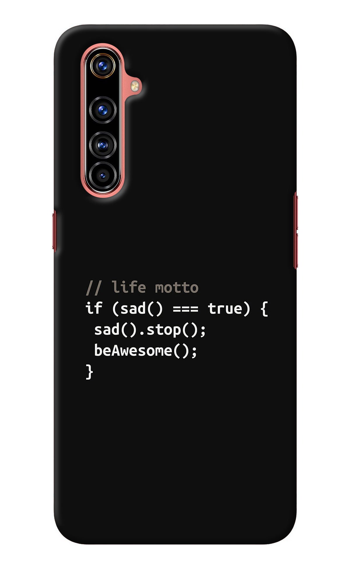 Life Motto Code Realme X50 Pro Back Cover