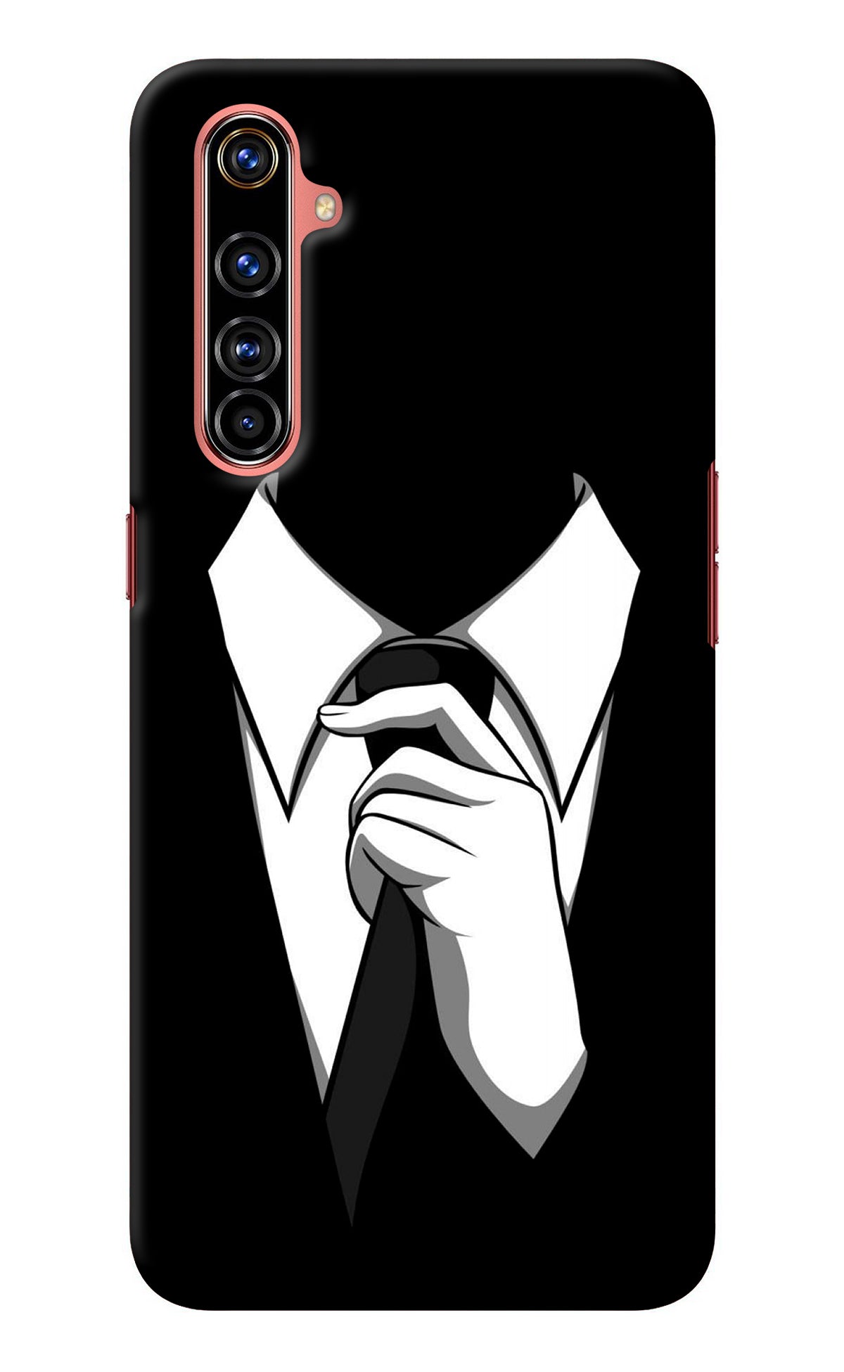 Black Tie Realme X50 Pro Back Cover