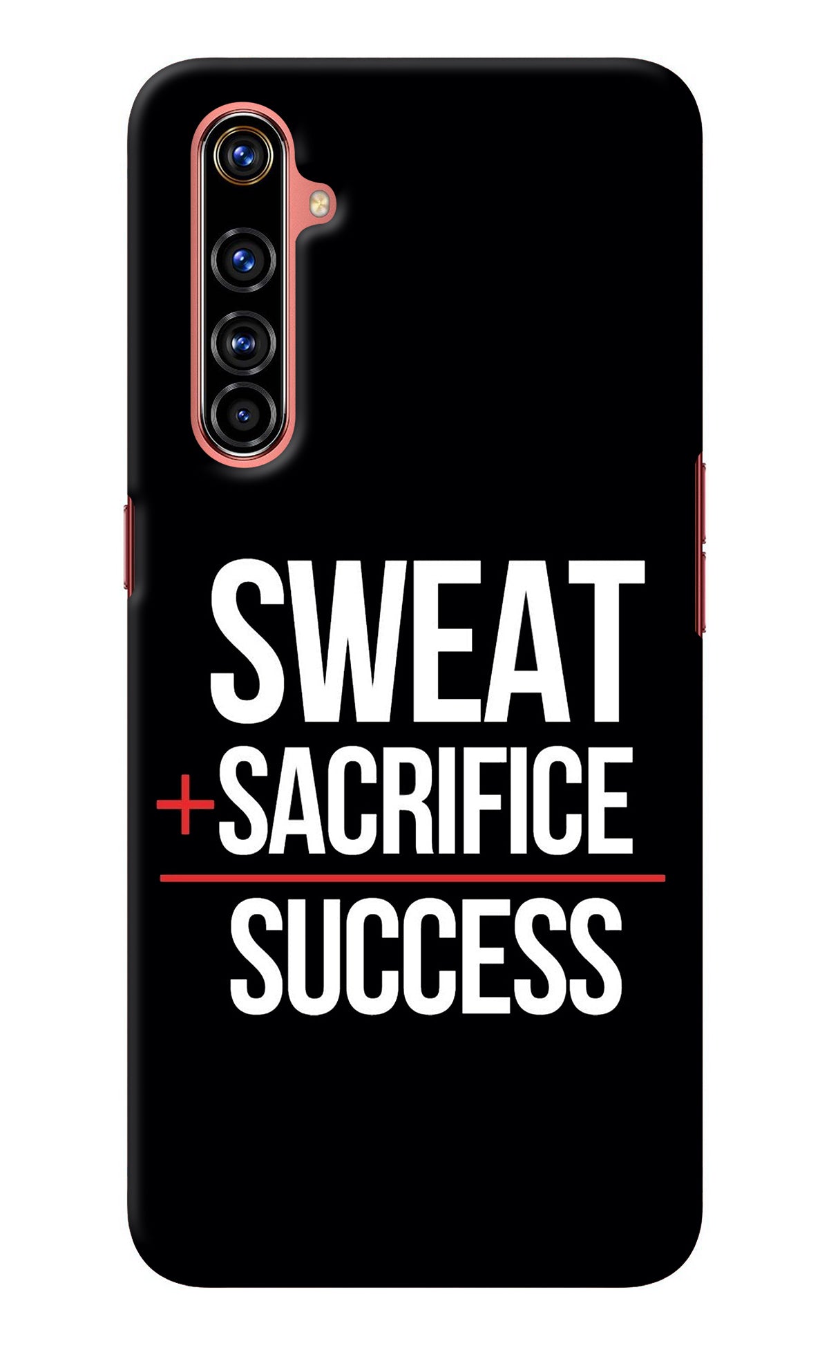 Sweat Sacrifice Success Realme X50 Pro Back Cover