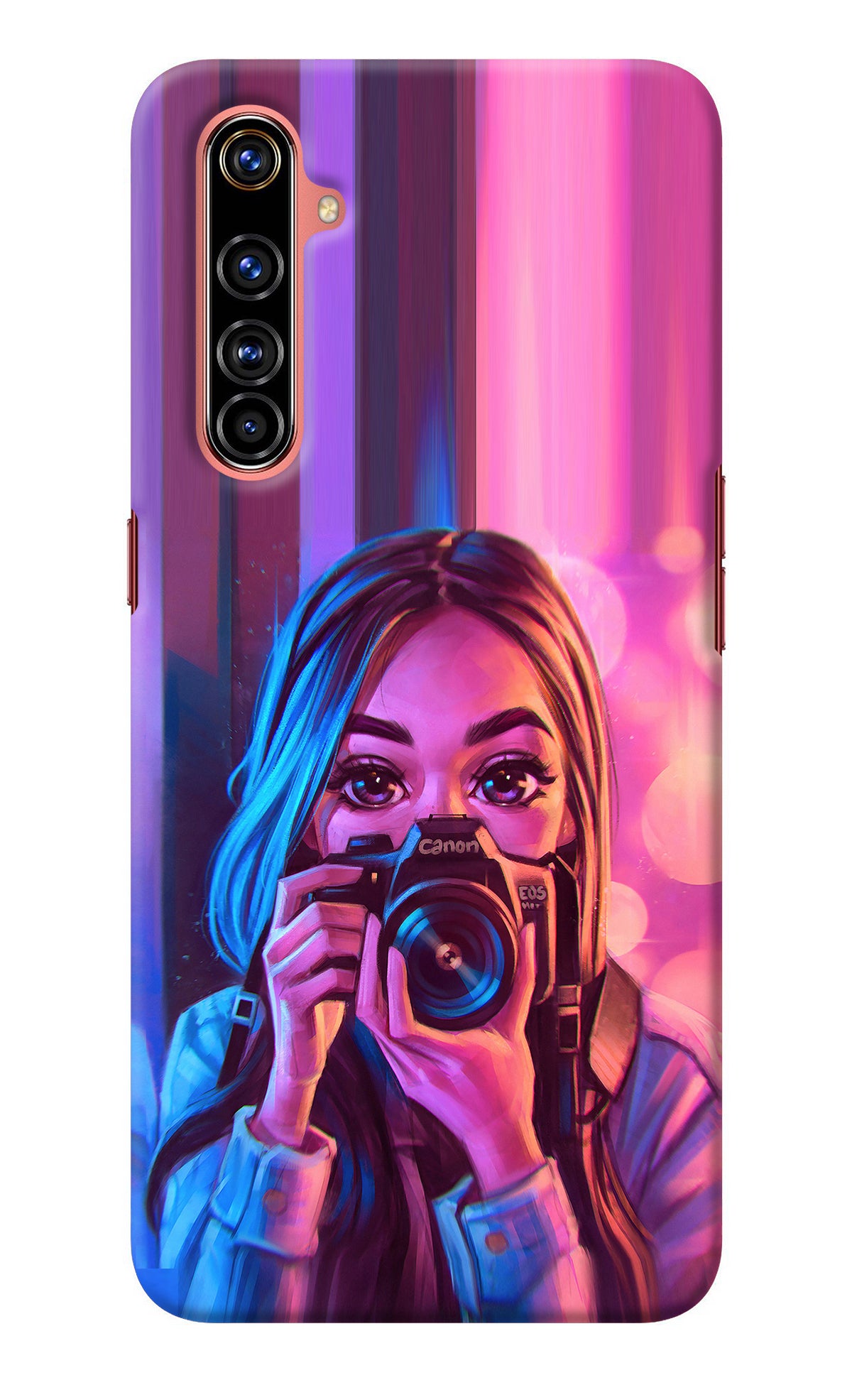 Girl Photographer Realme X50 Pro Back Cover