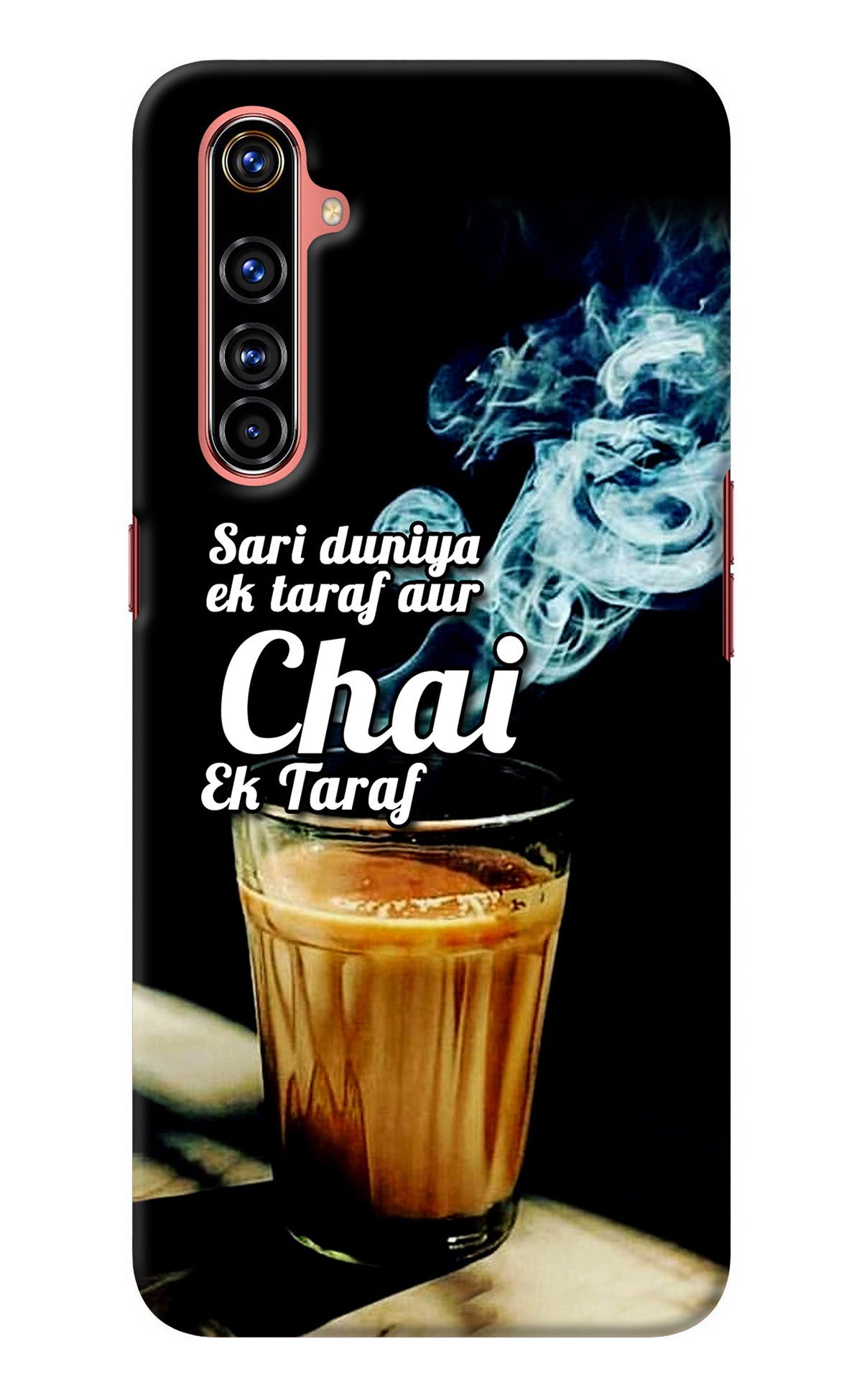 Chai Ek Taraf Quote Realme X50 Pro Back Cover