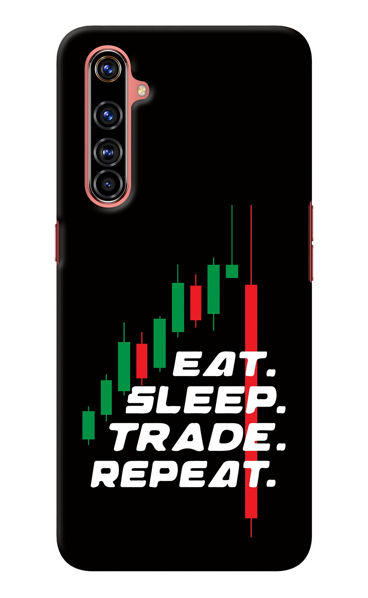 Eat Sleep Trade Repeat Realme X50 Pro Back Cover