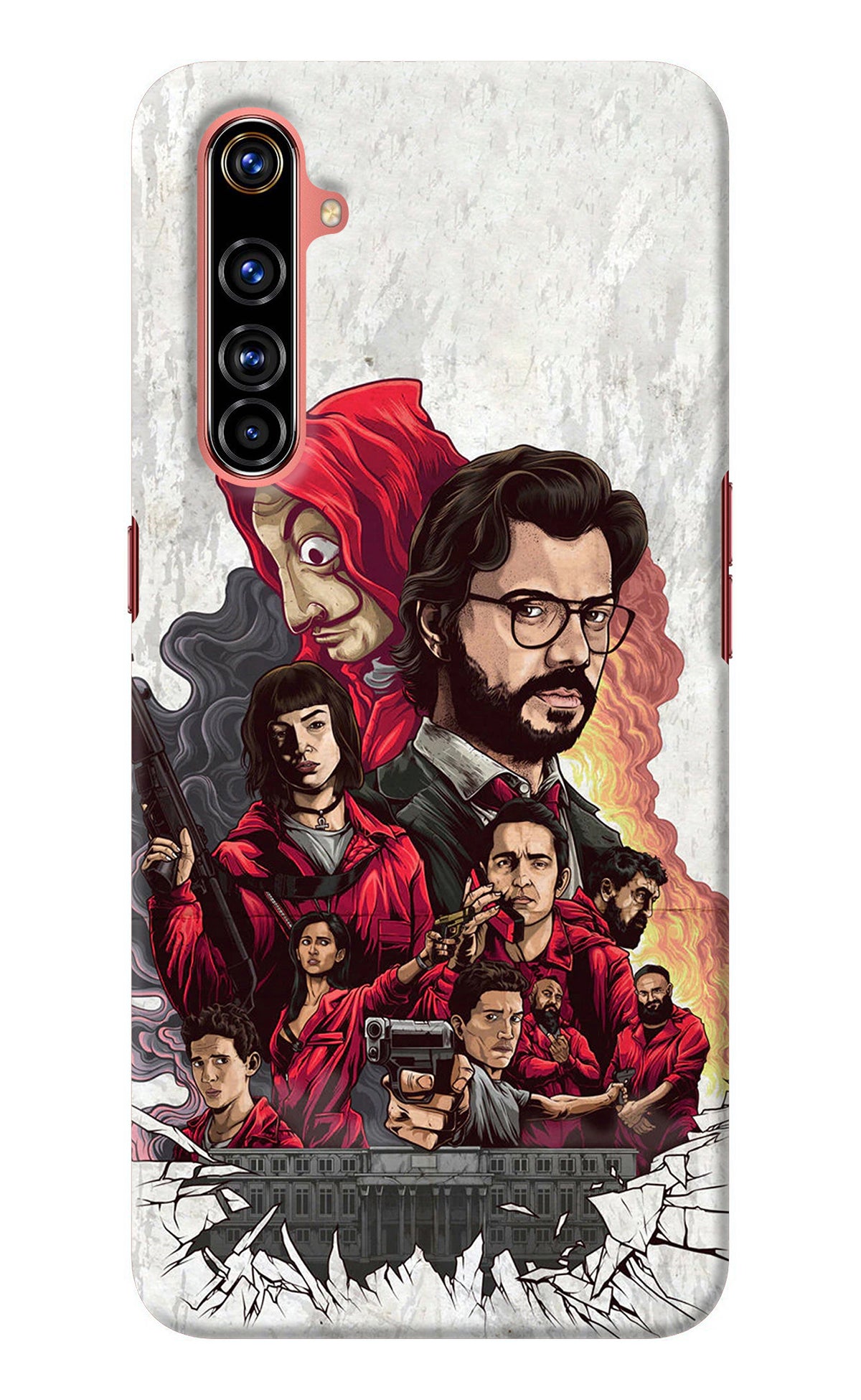 Money Heist Artwork Realme X50 Pro Back Cover