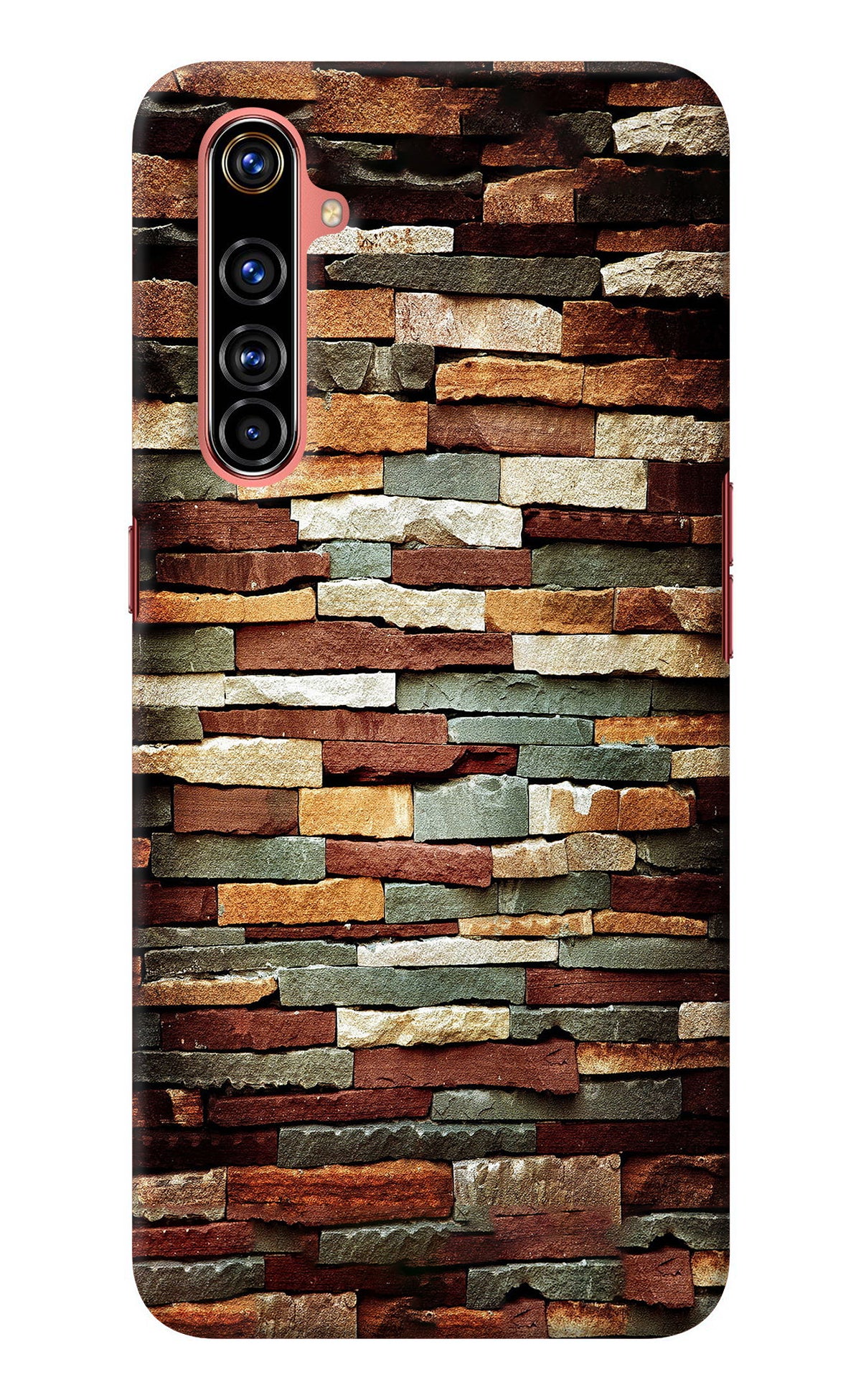 Bricks Pattern Realme X50 Pro Back Cover