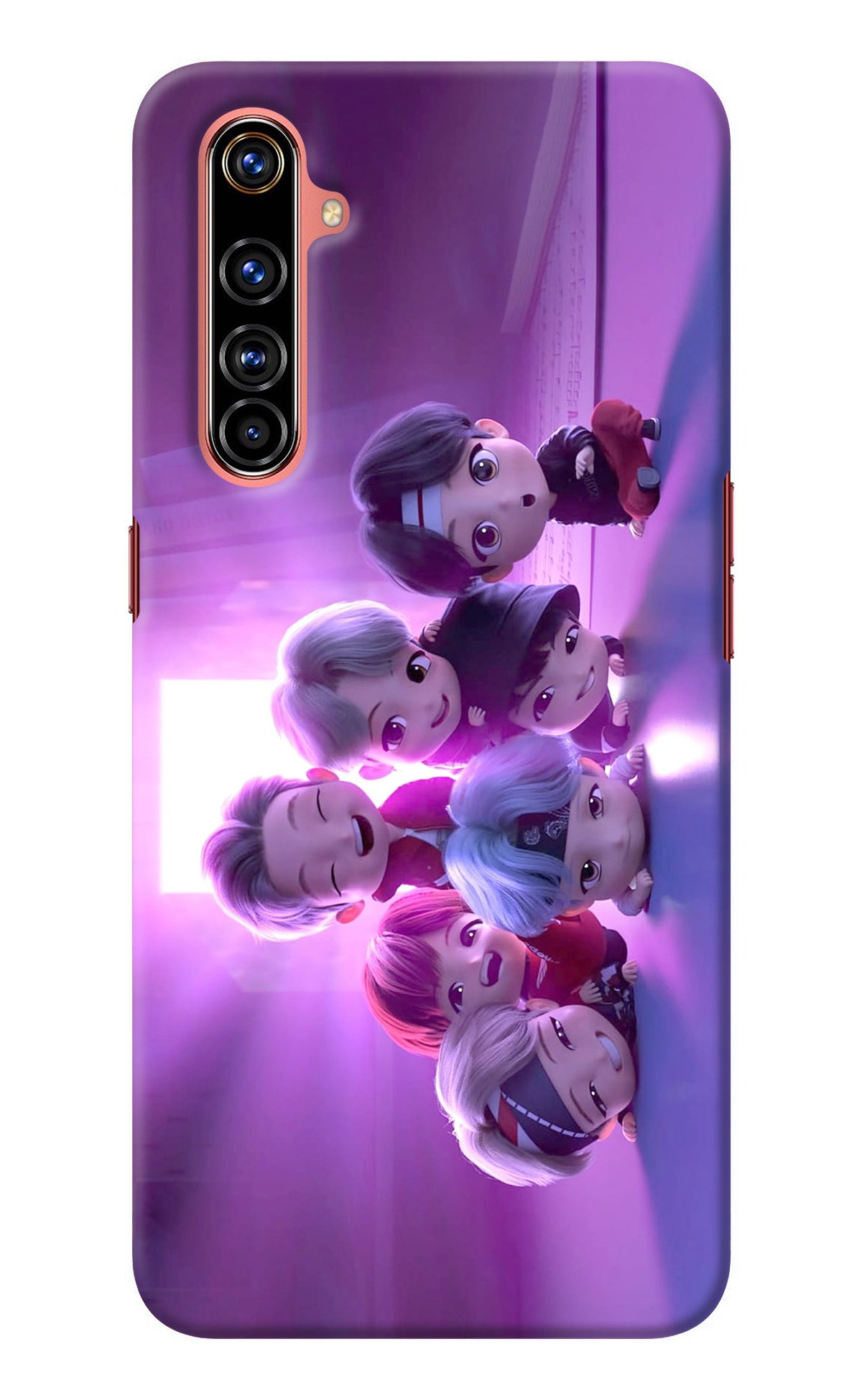 BTS Chibi Realme X50 Pro Back Cover