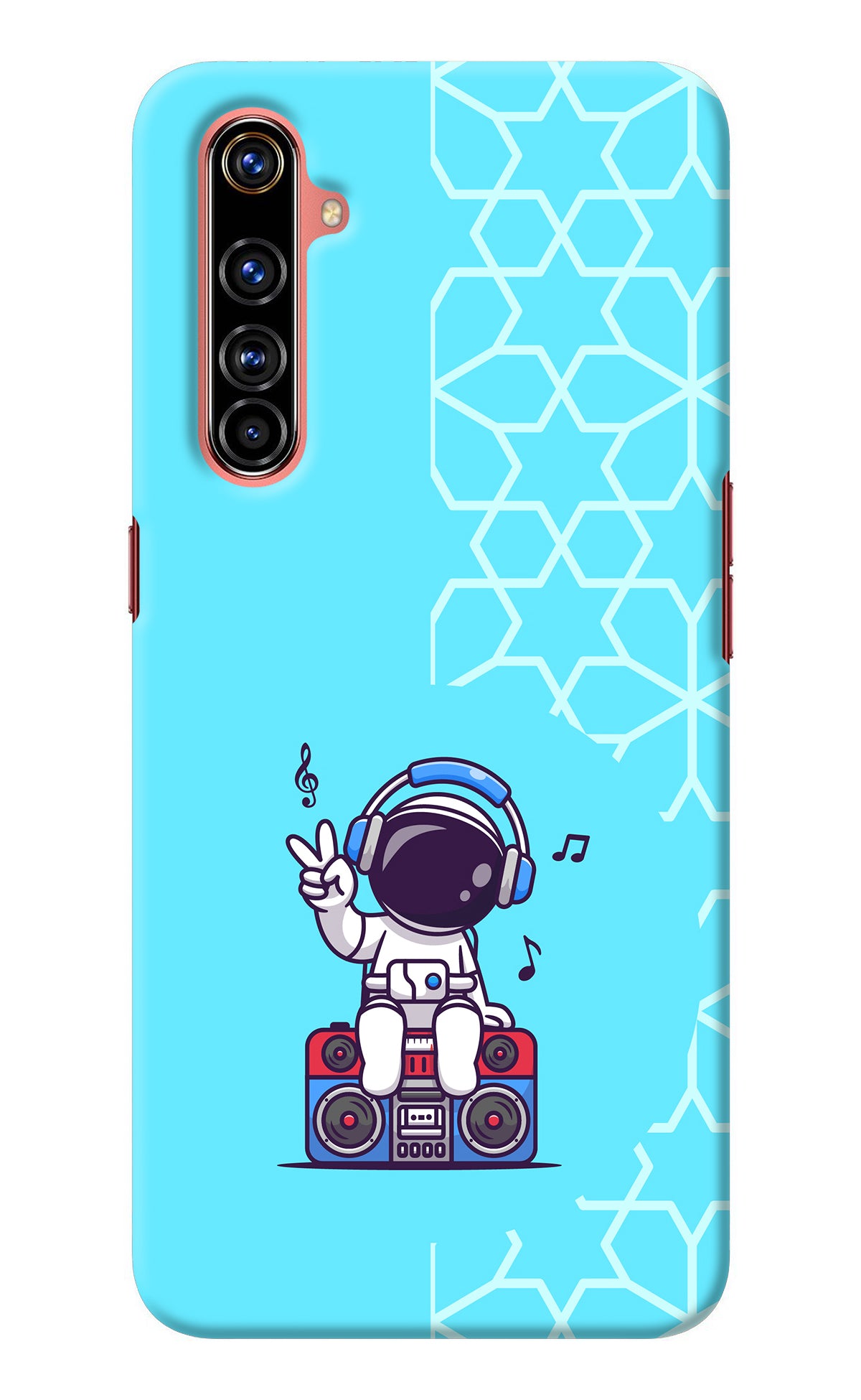 Cute Astronaut Chilling Realme X50 Pro Back Cover