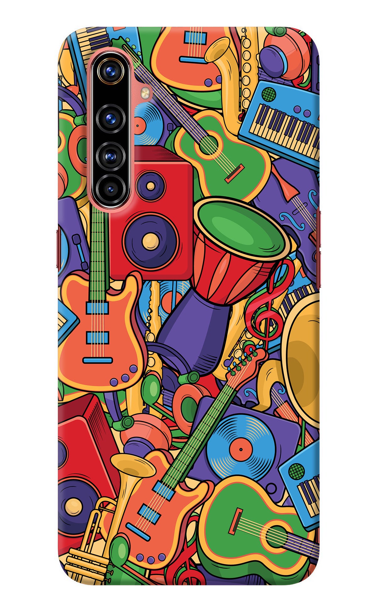 Music Instrument Doodle Realme X50 Pro Back Cover