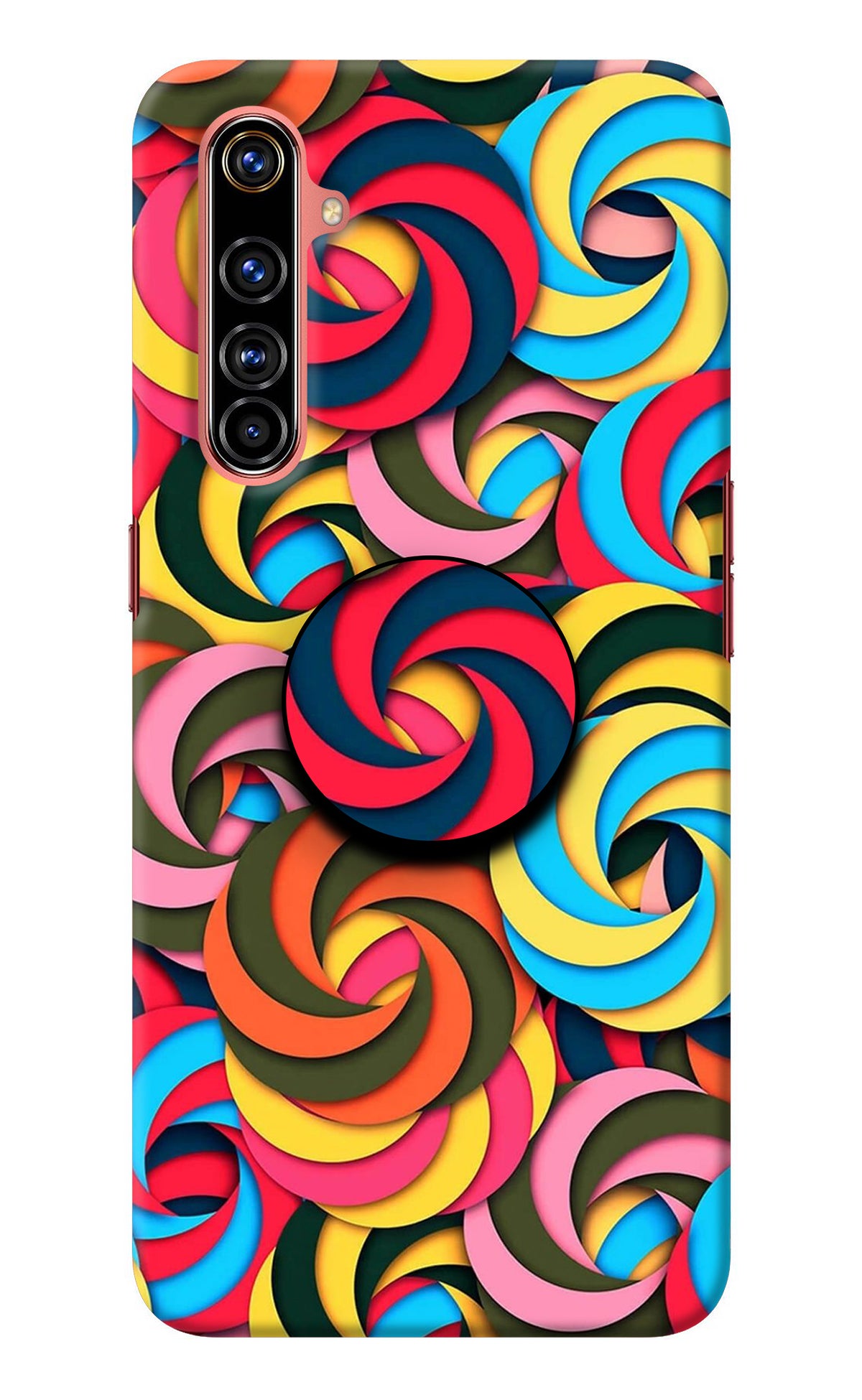 Spiral Pattern Realme X50 Pro Pop Case