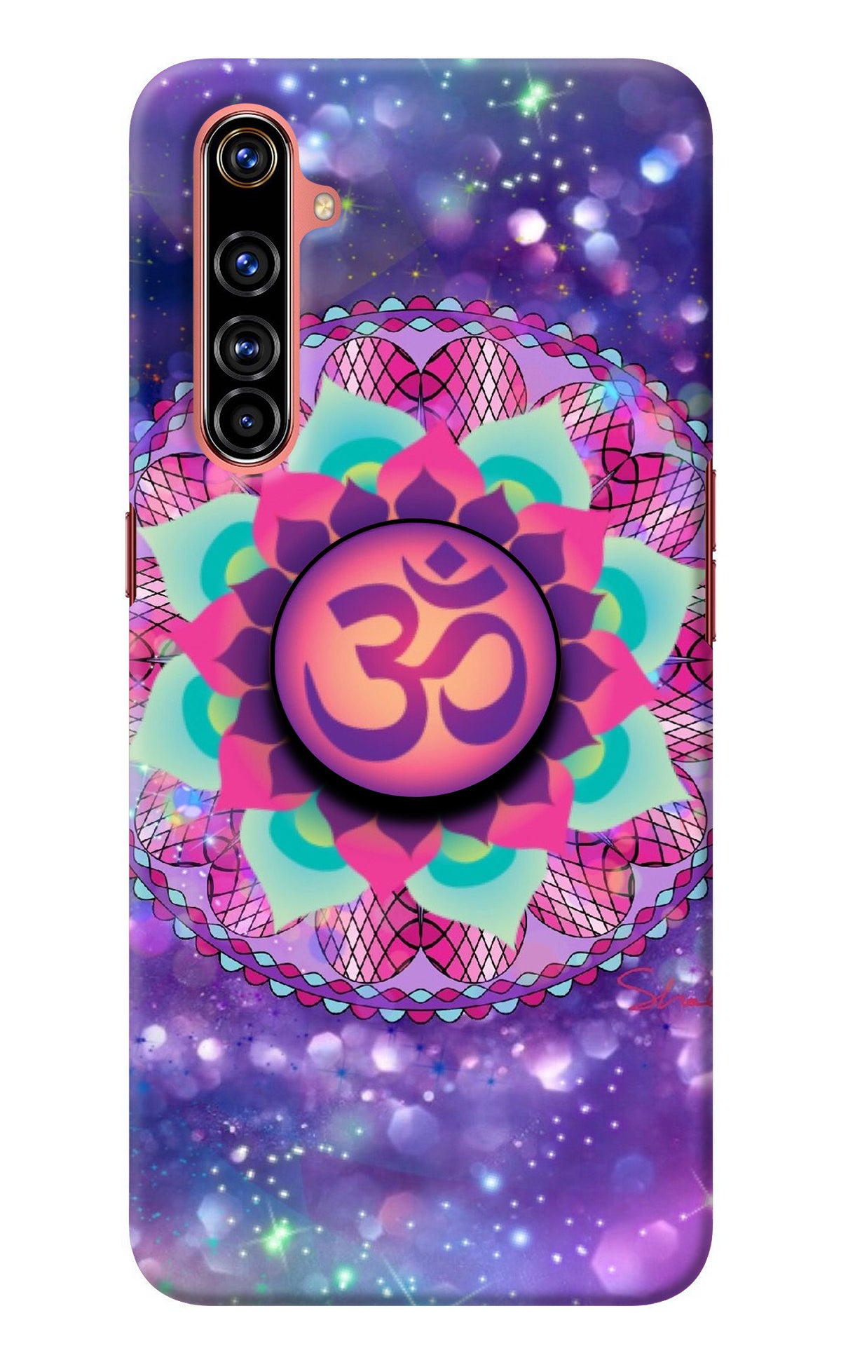 Om Purple Realme X50 Pro Pop Case