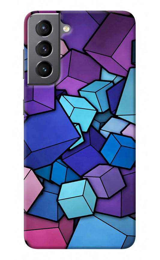 Cubic Abstract Samsung S21 Back Cover