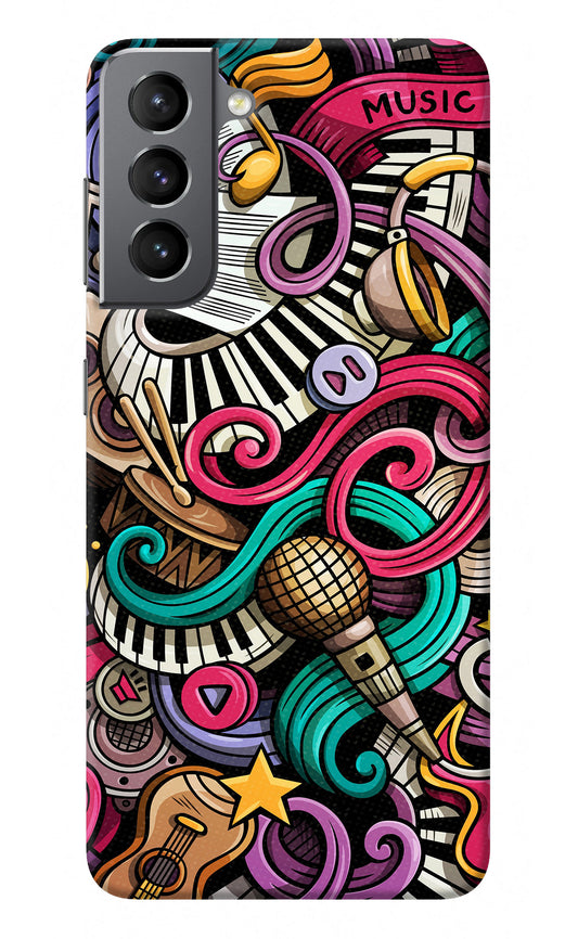Music Abstract Samsung S21 Back Cover