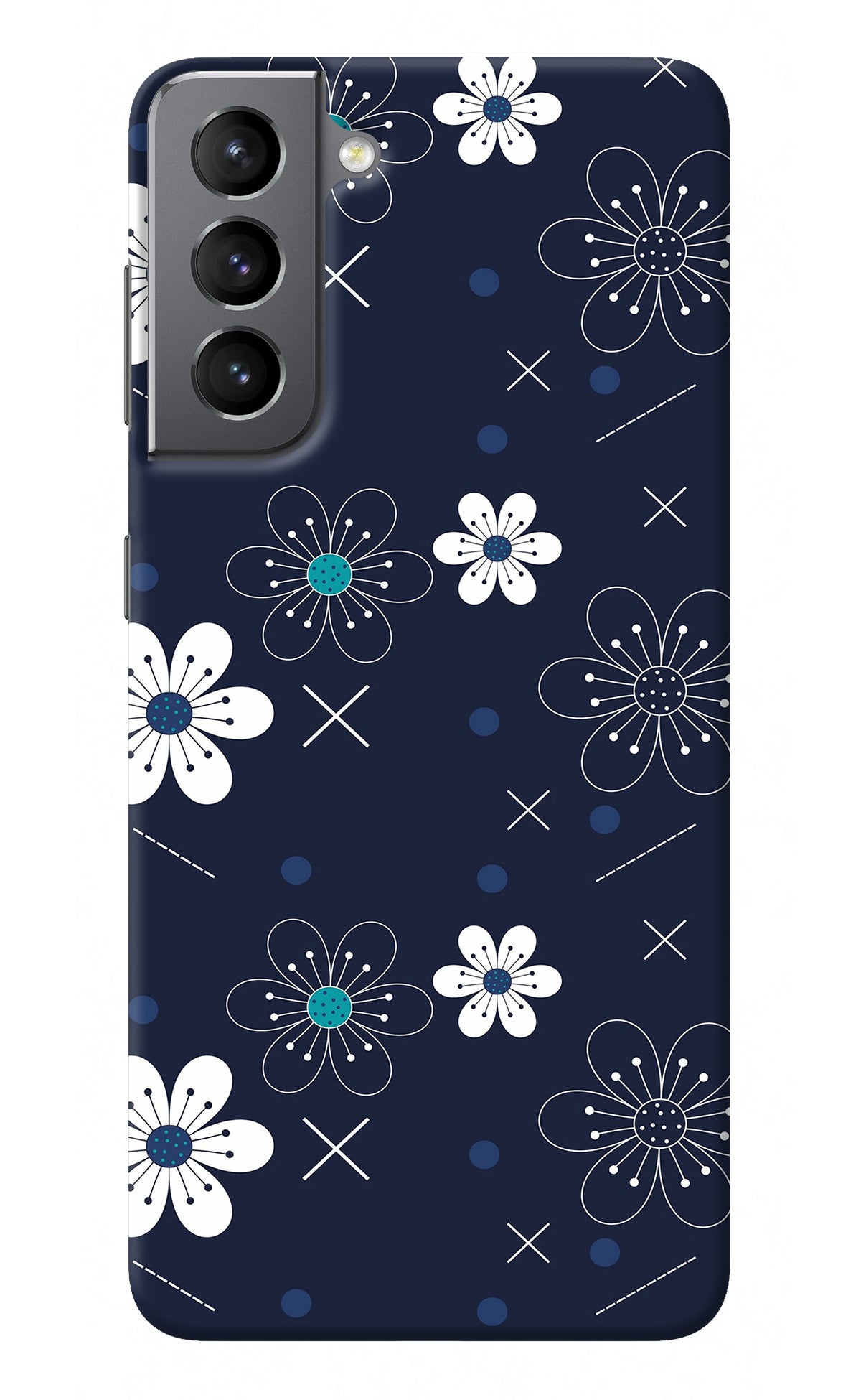 Flowers Samsung S21 Back Cover