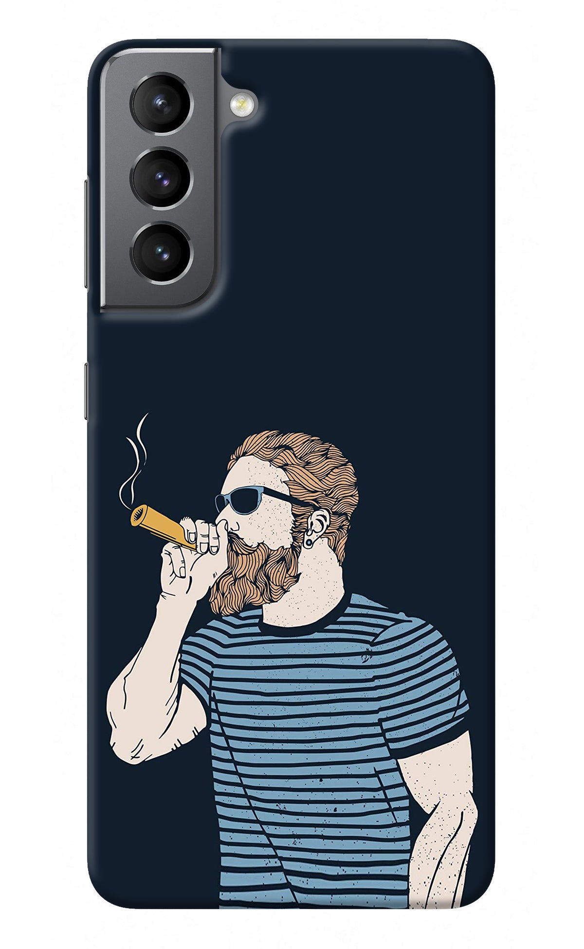 Smoking Samsung S21 Back Cover