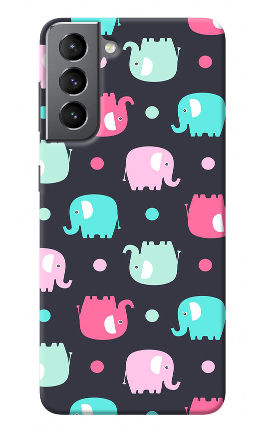 Elephants Samsung S21 Back Cover