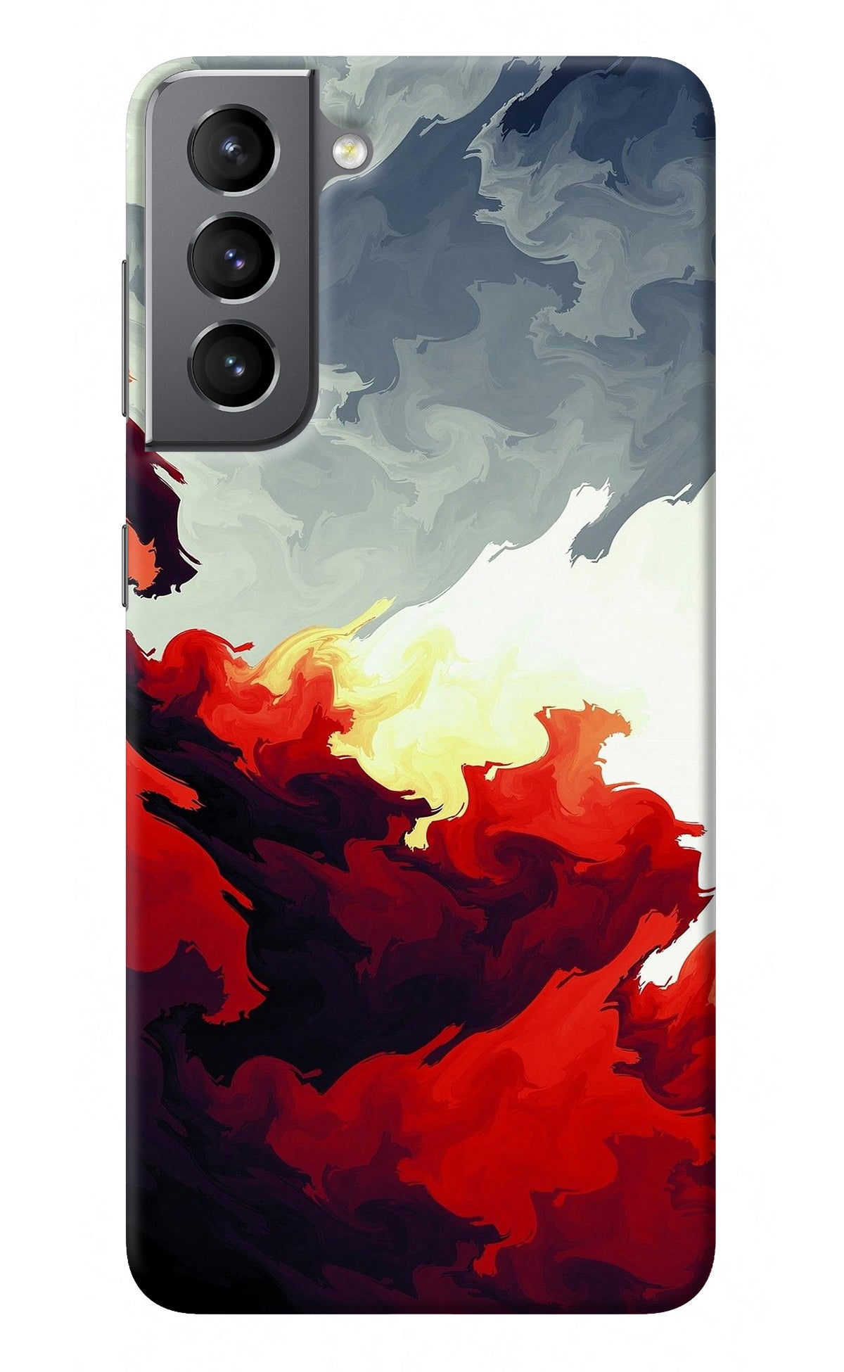 Fire Cloud Samsung S21 Back Cover