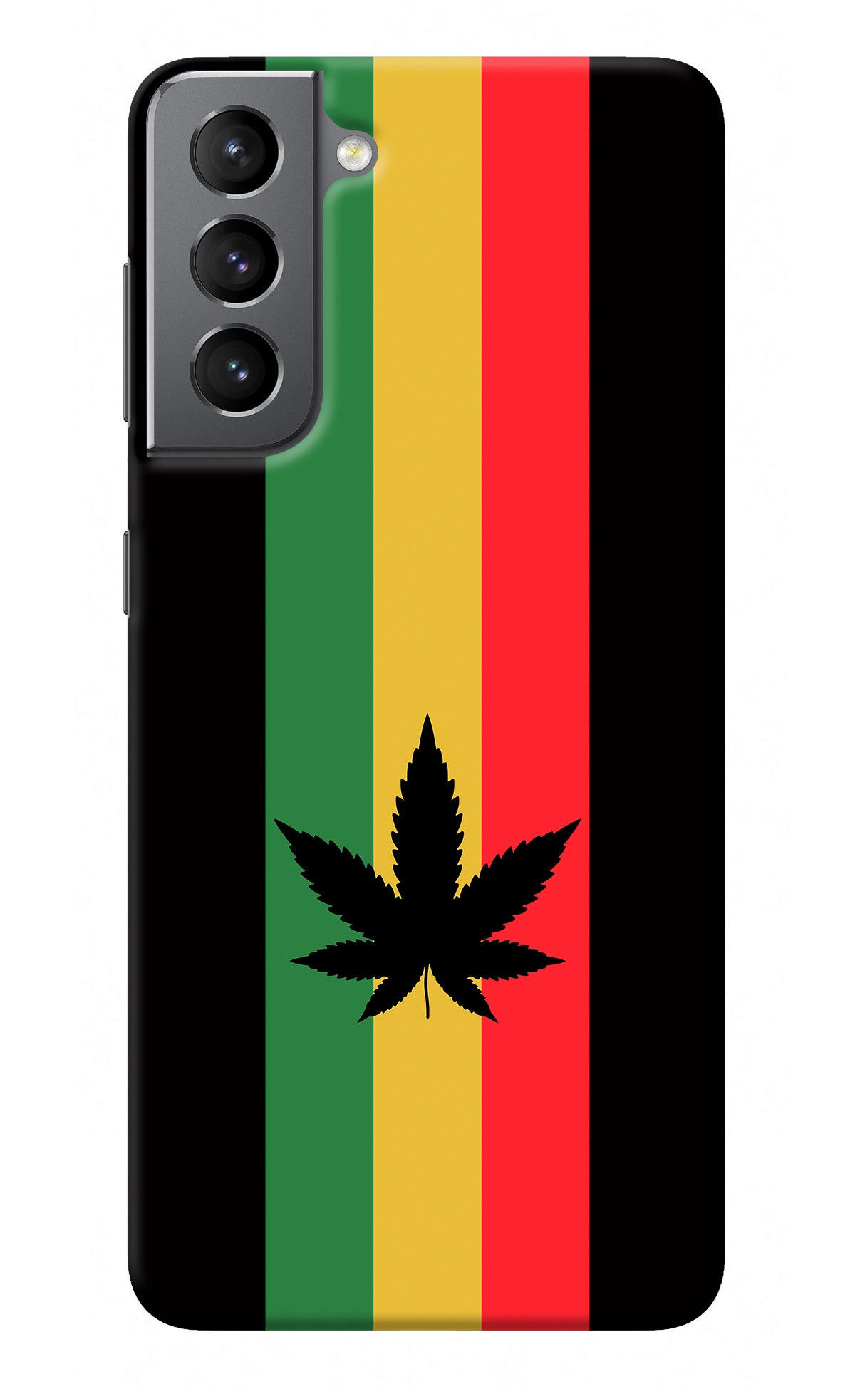 Weed Flag Samsung S21 Back Cover