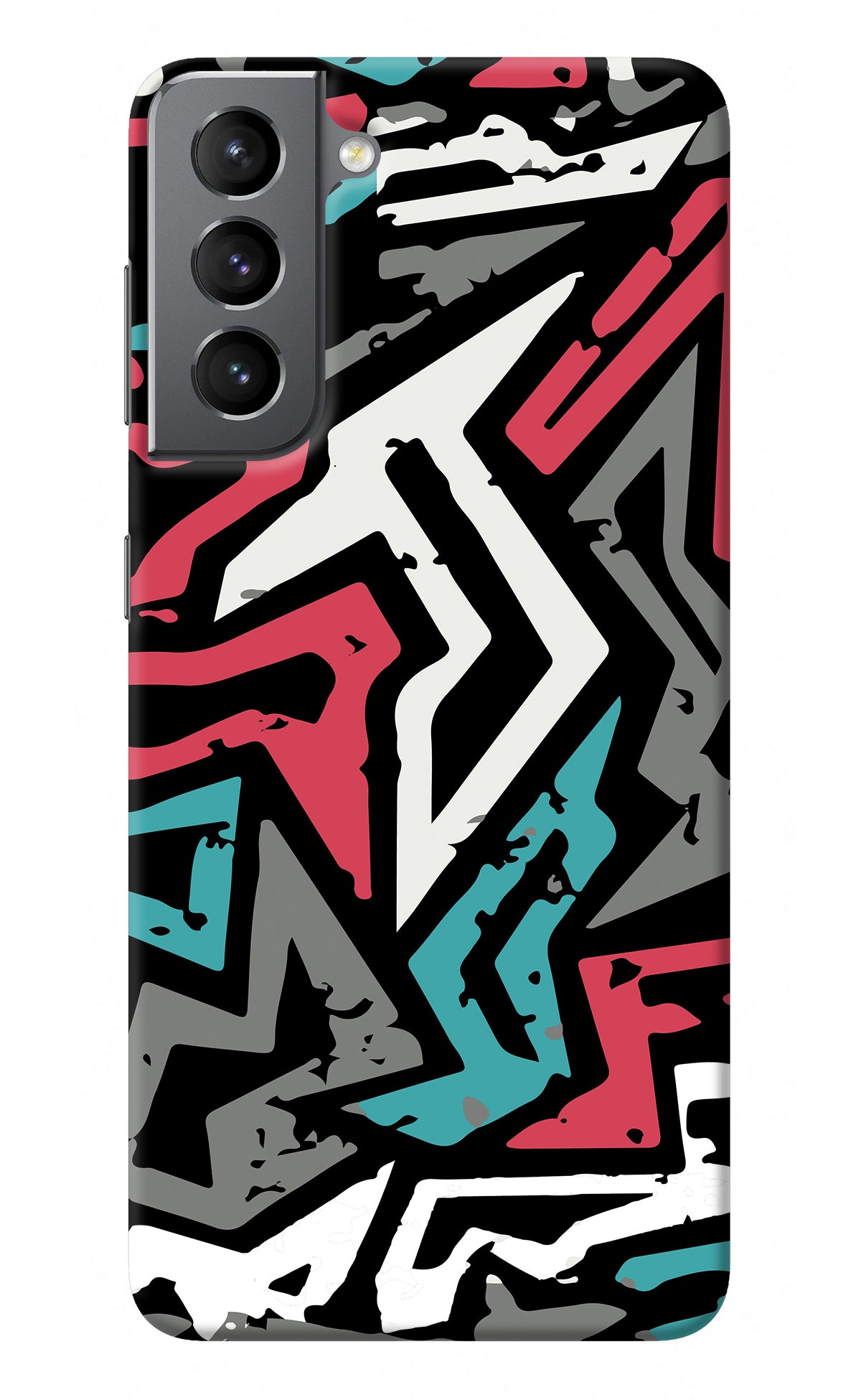 Geometric Graffiti Samsung S21 Back Cover