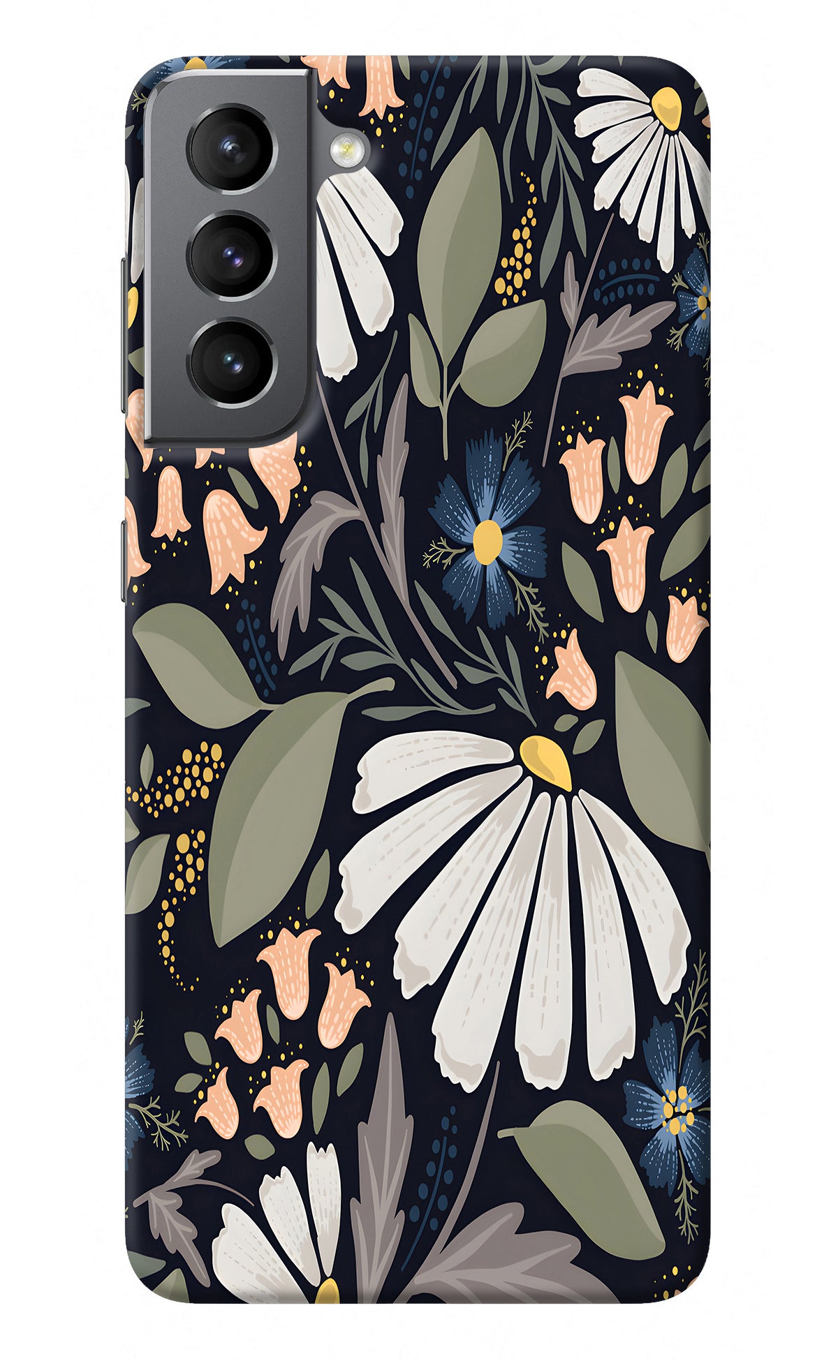 Flowers Art Samsung S21 Back Cover