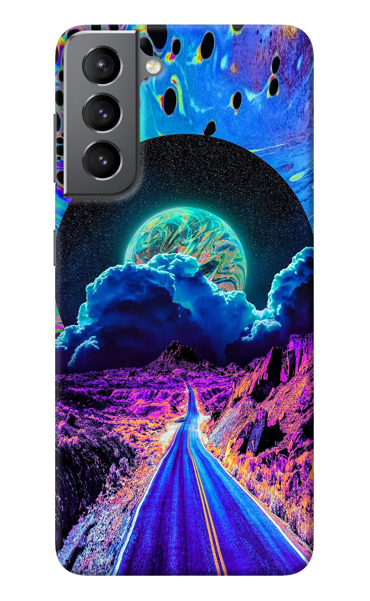 Psychedelic Painting Samsung S21 Back Cover